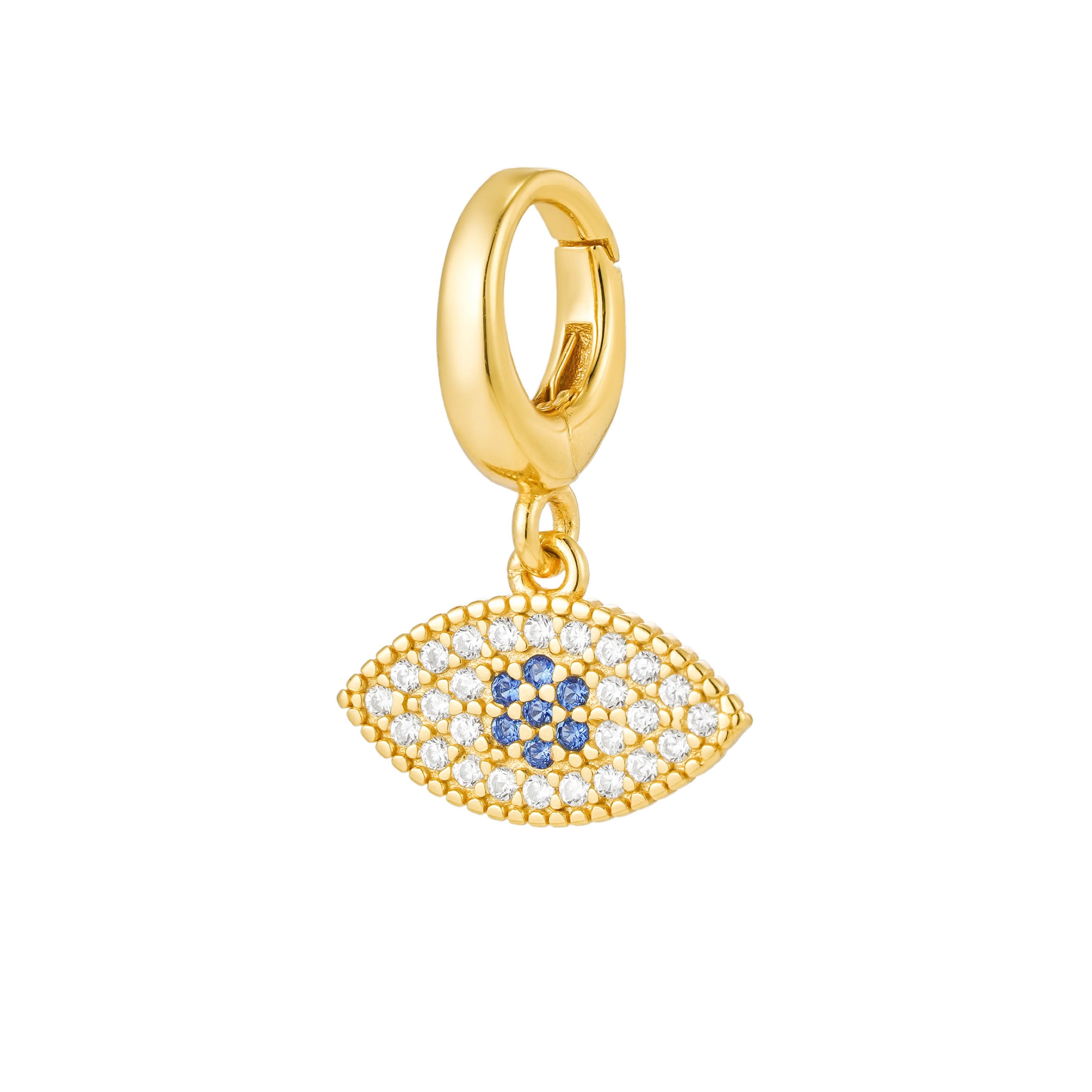 Women’s Gold All Seeing Eye Charm - Evil Eye | Amelia Roxanna Jewellery