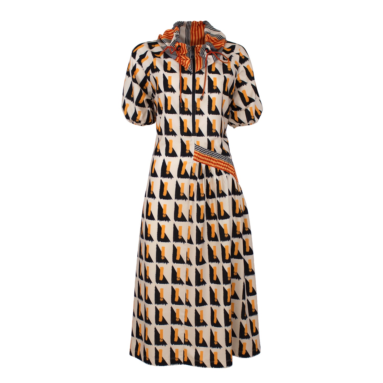 white christmas dresses V Neck Casual Geometric Print Maxi Dress