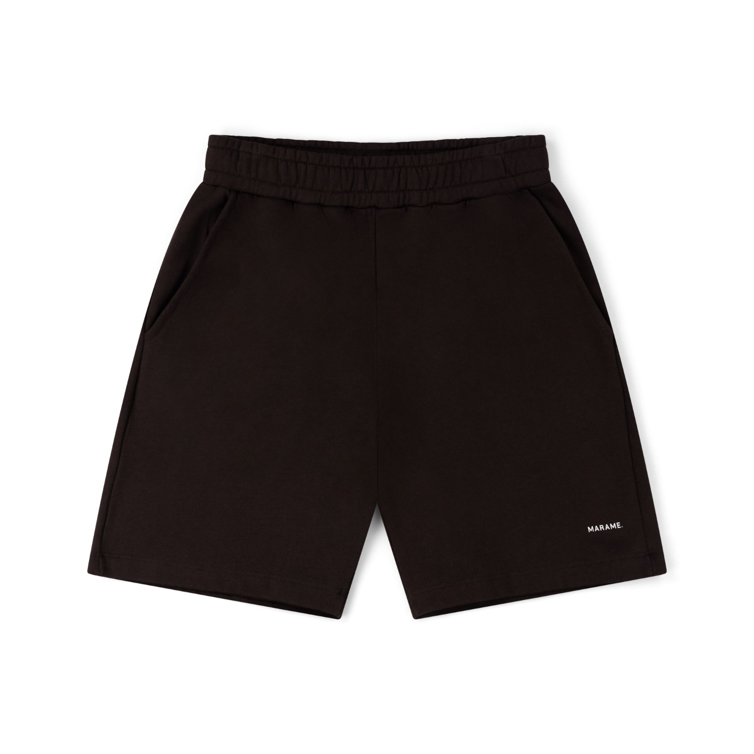 Marame Men's Portuguese Cotton Fleece Lounge Shorts - Smoked Brown In Brown
