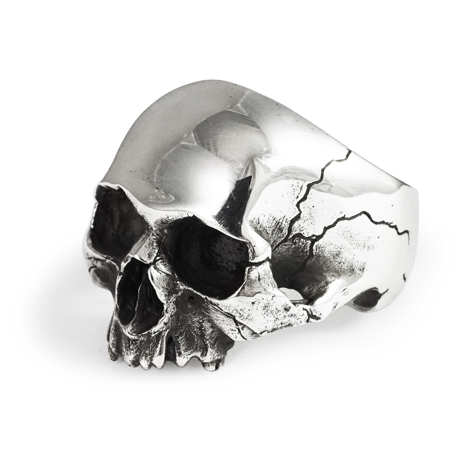 925 skull ring