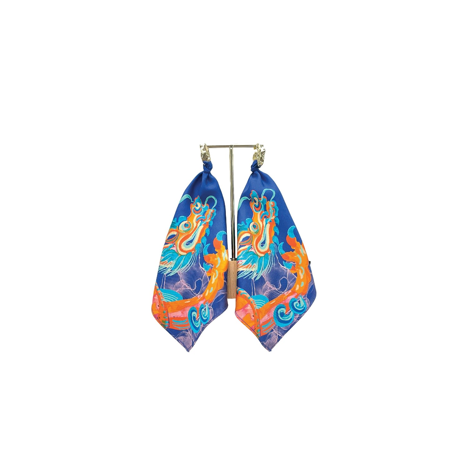 Suki Wang London Women's Set Of Two Blossom Into Power Statement Earring - Navy In Blue