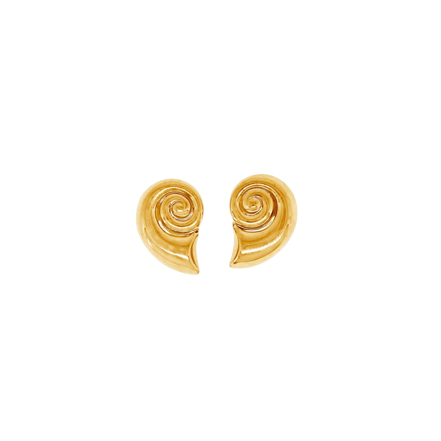 Glasstyk I/s Women's Swirl Earrings Gold