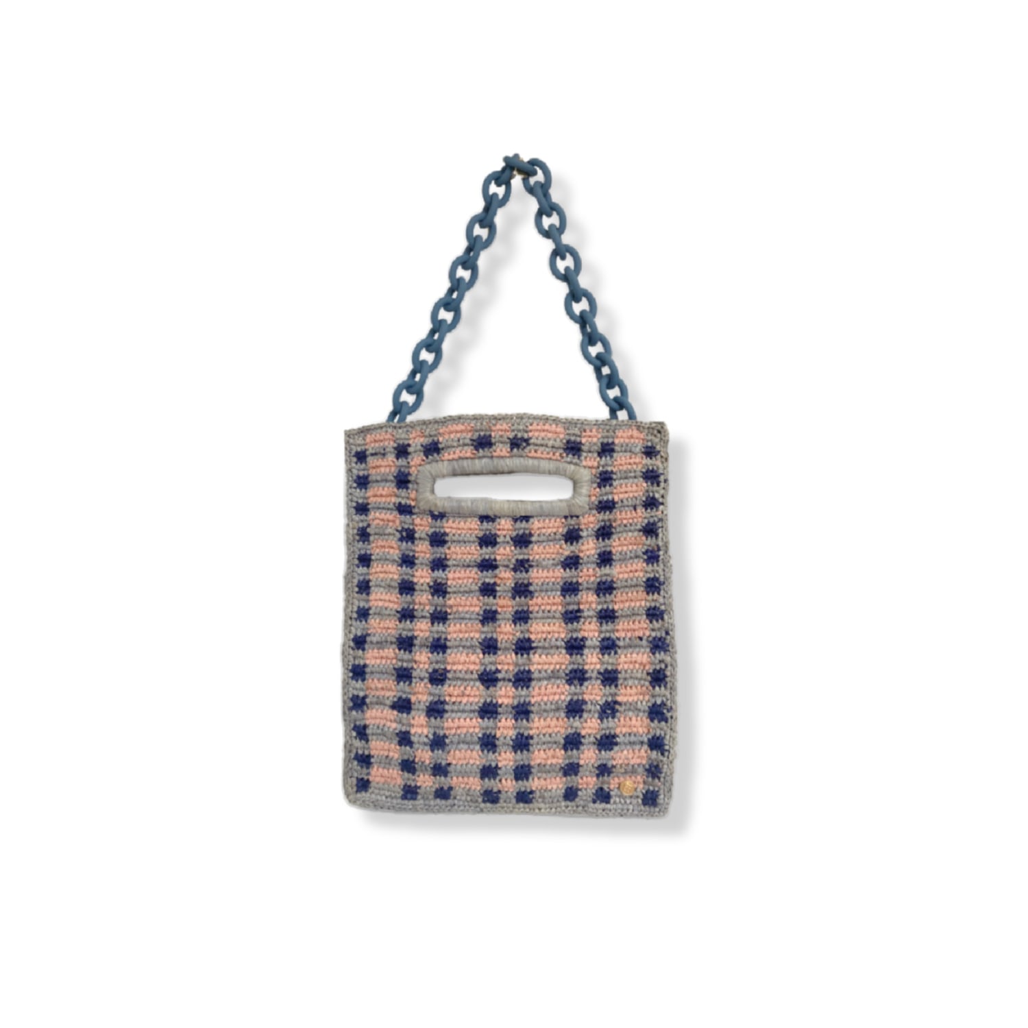 Women’s Raffia Bag Suzie - Blue Sanabay Paris