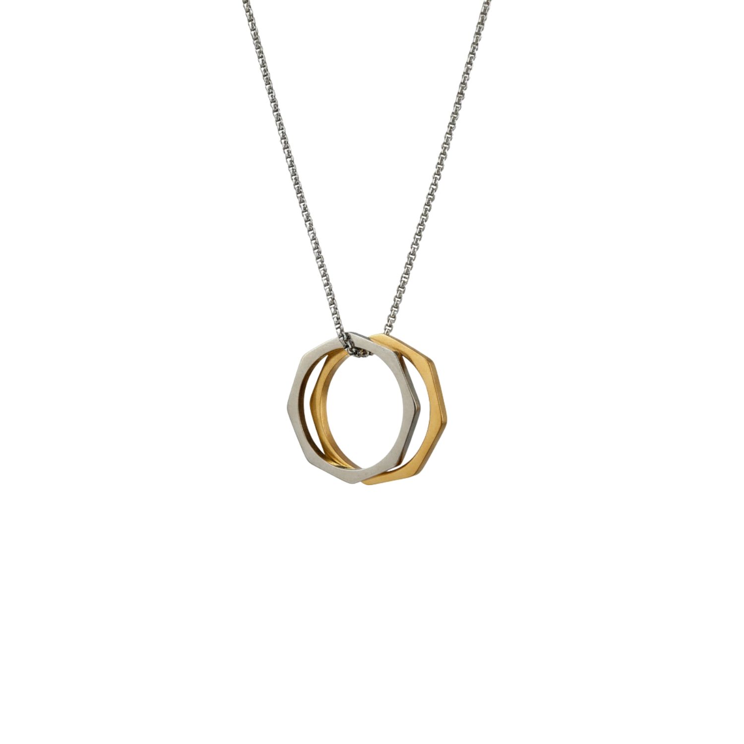 Iskra Women's Silver / Gold Promise Necklace In Multi