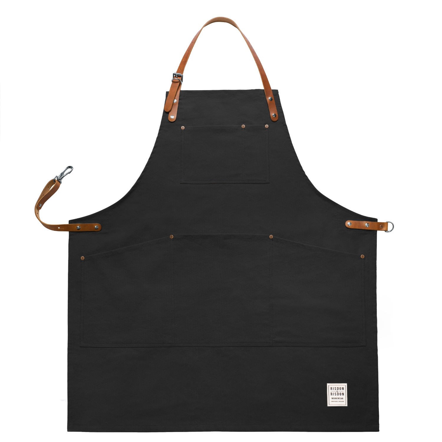 Original Black Apron Large Risdon & Risdon