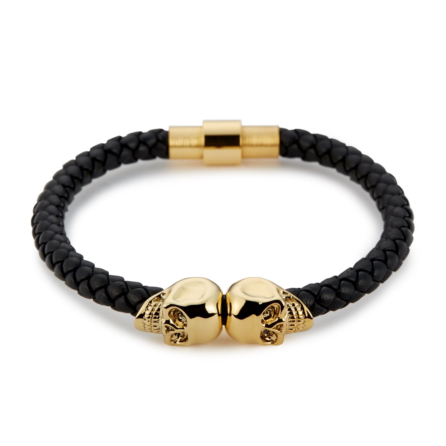 twin skull bracelet