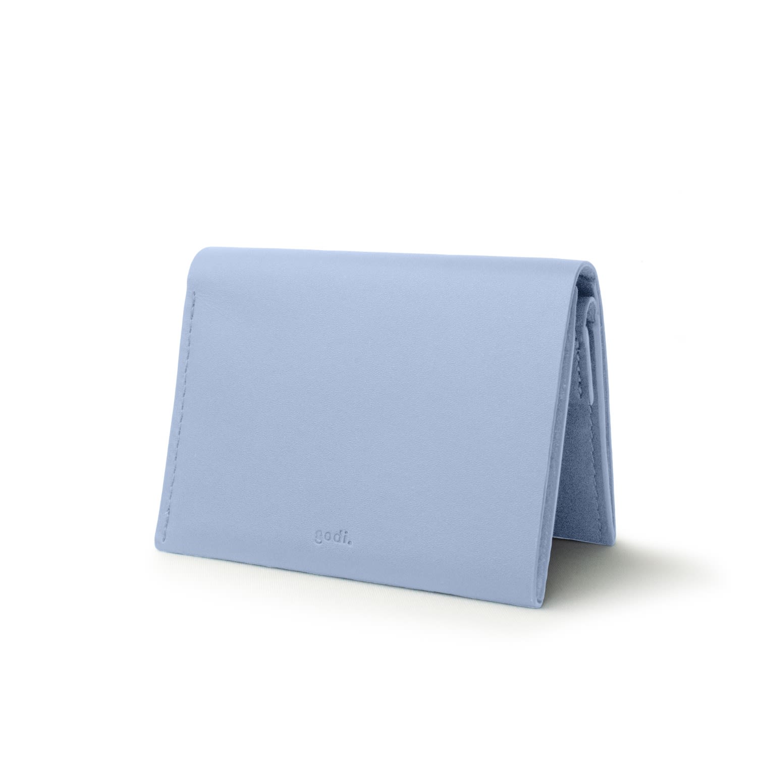 Godi. Women's Blue / White Handmade All In One Wallet - Ice Blue In Multi