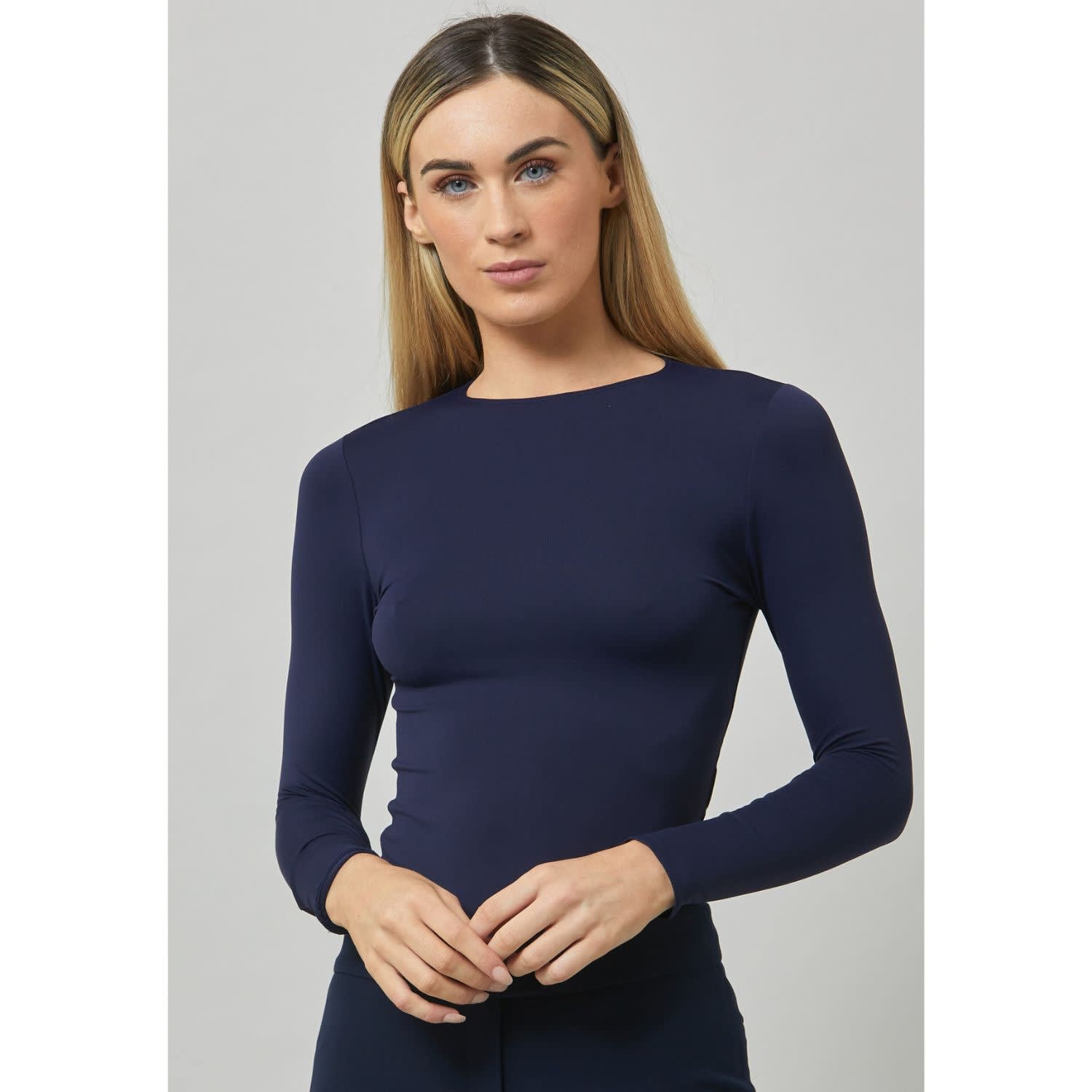 Cowel Navy Top – Helen McAlinden