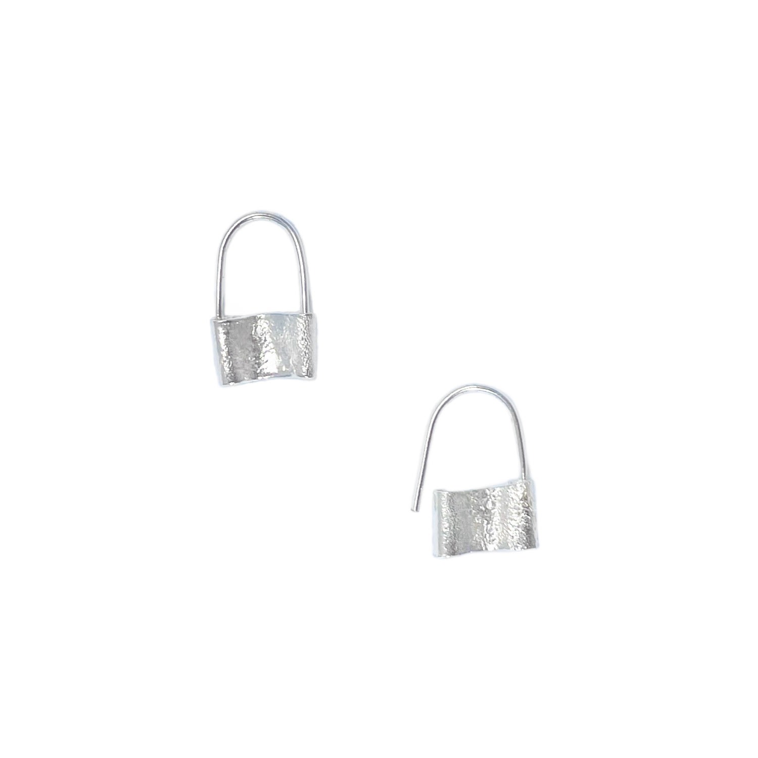 Gillian Trask Women's Unlocked Earrings - Small - Sterling Silver