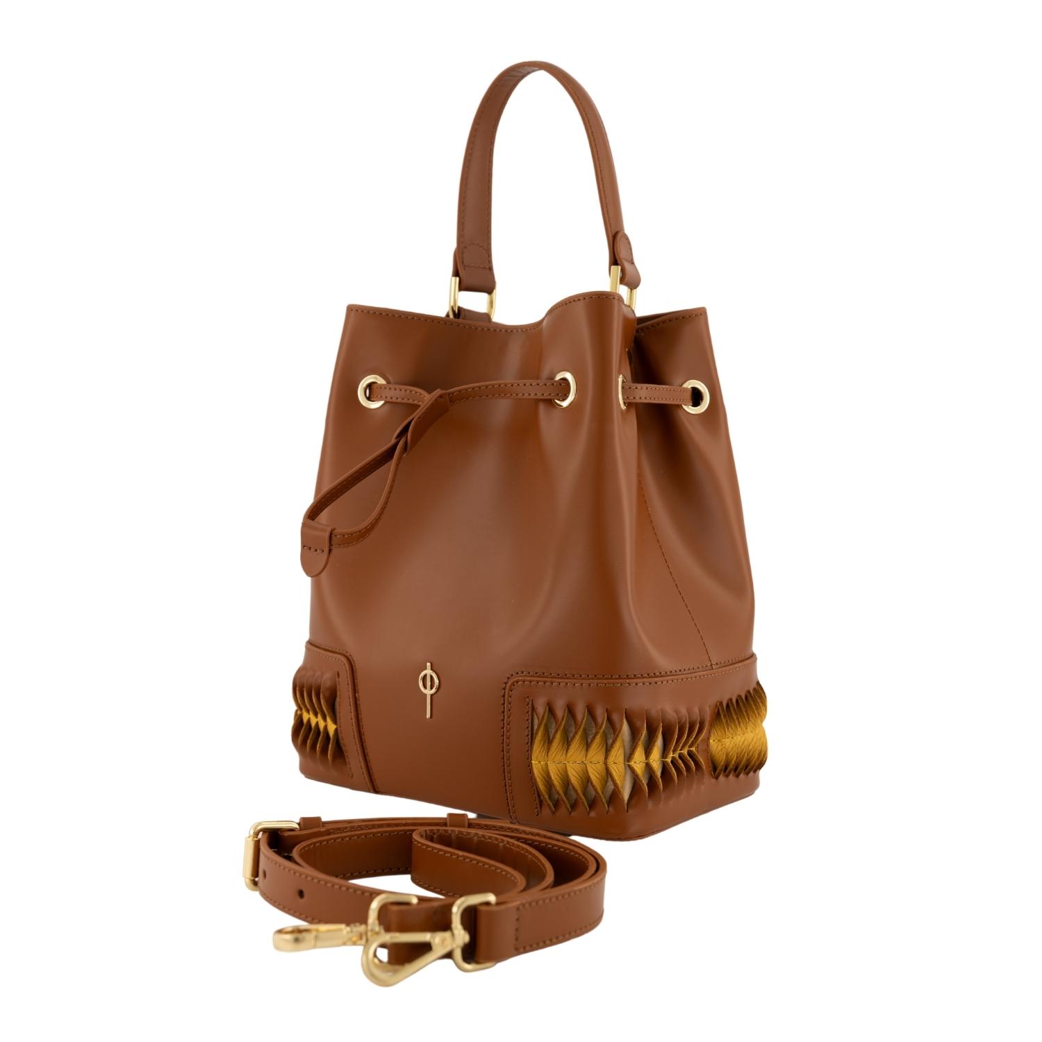 Otrera Women's Brown / Orange Gula Bucket Tan In Multi