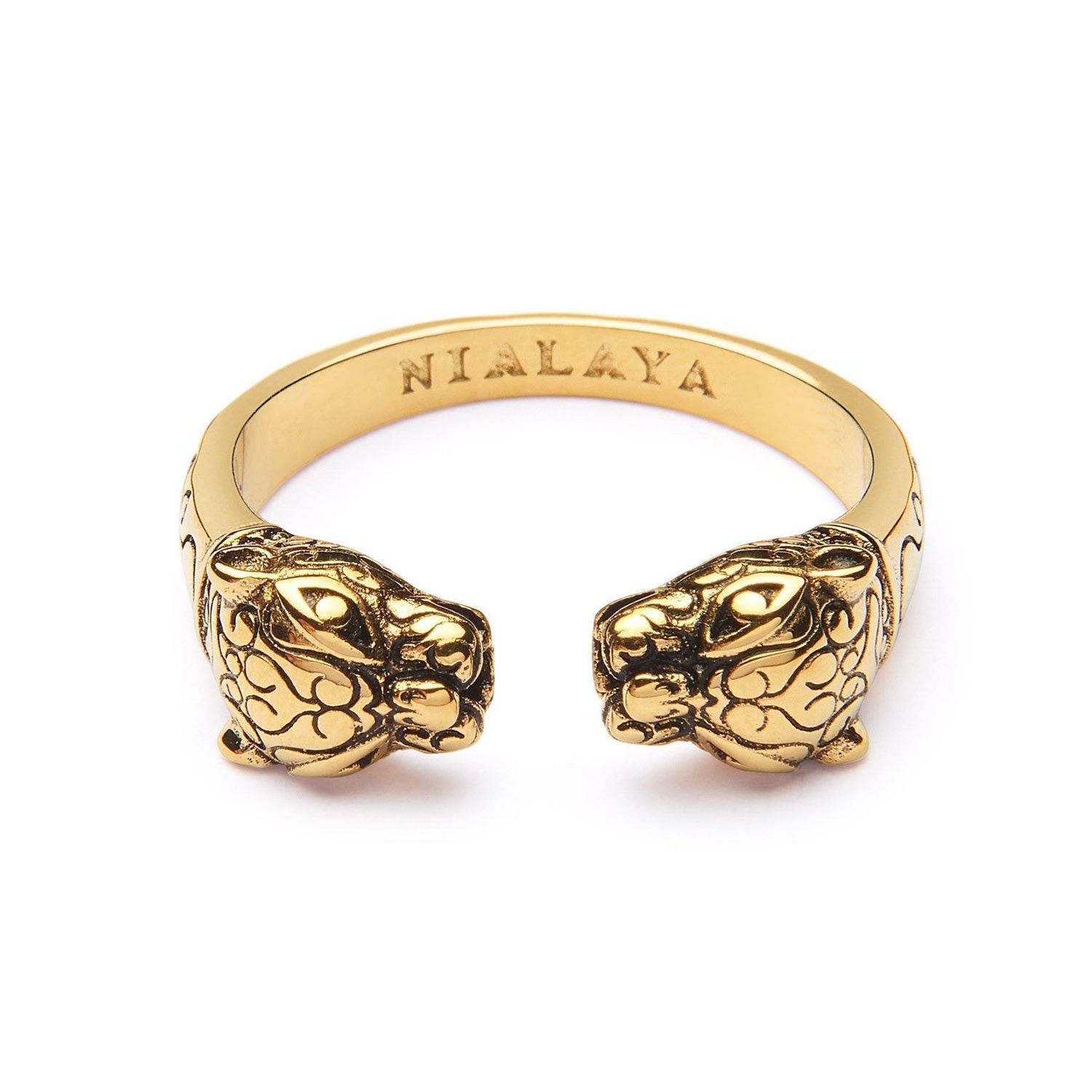 Men’s Gold Panther Ring Nialaya