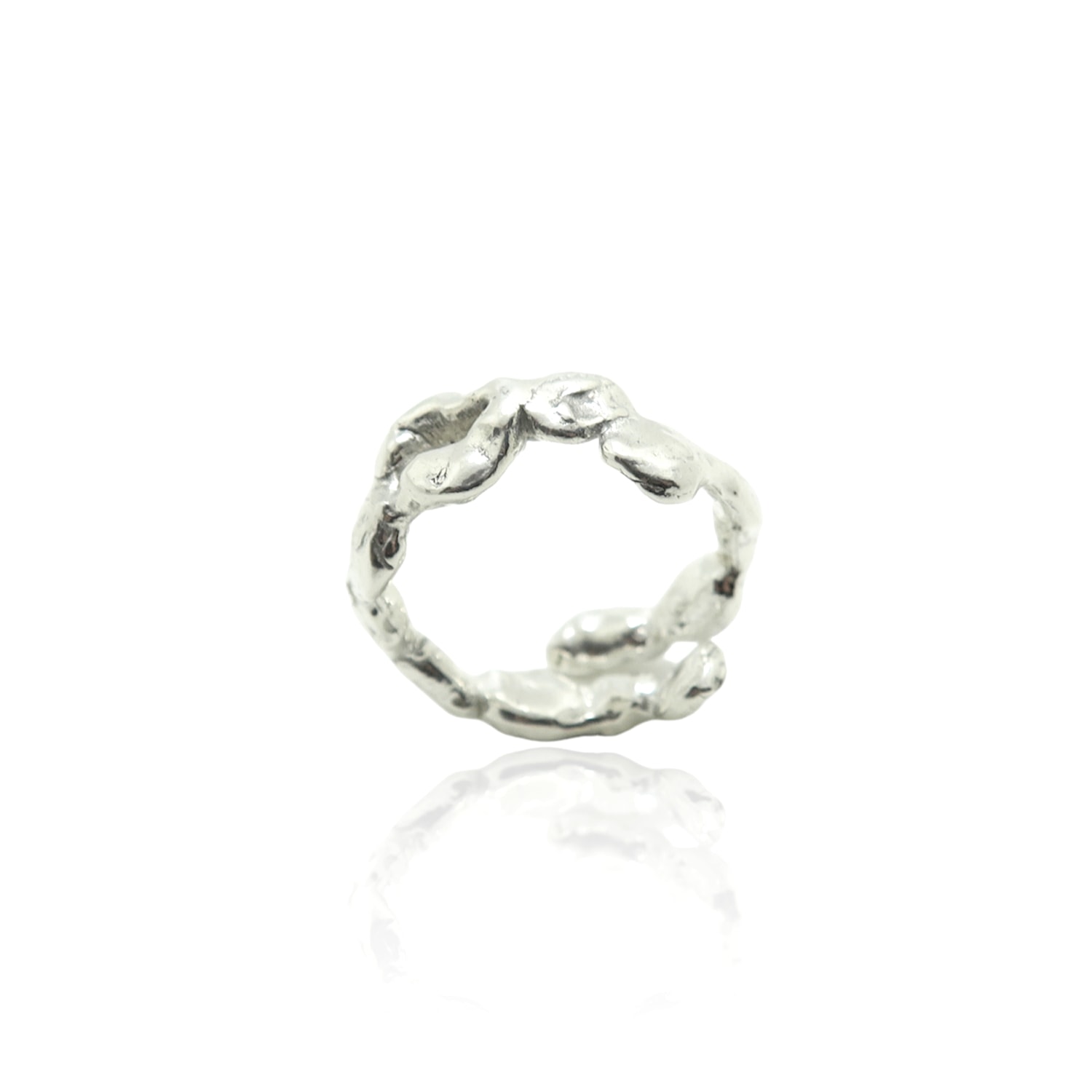 Women’s Kinsey Adjustable Ring - Silver Bio-Trimmings