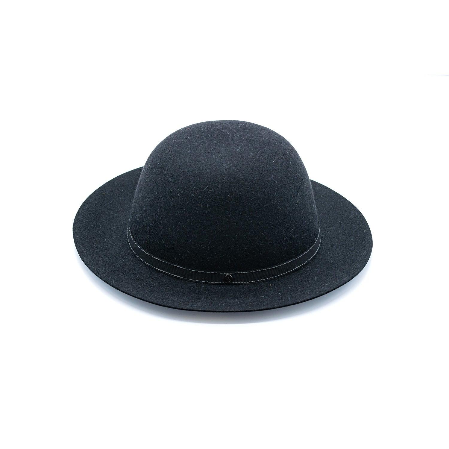 Men's Dark Grey Melange Lapin Felt Rolling Hat | 57Cm | Doria 1905