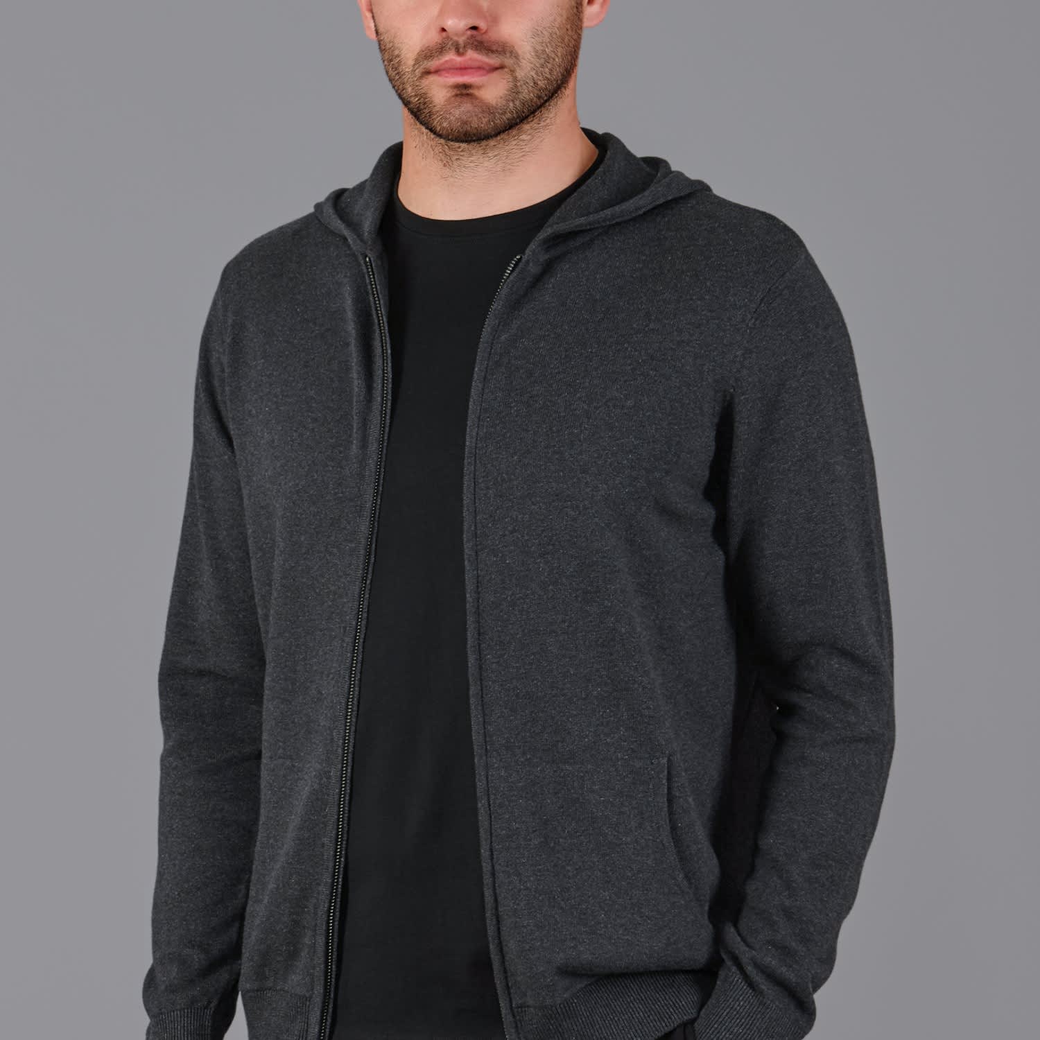 Mens lightweight deals cotton hoodie