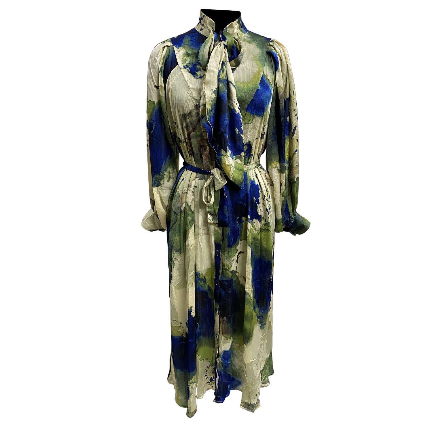 Zasta Studio Women's Blue Summer Print Edition Four In Blue
