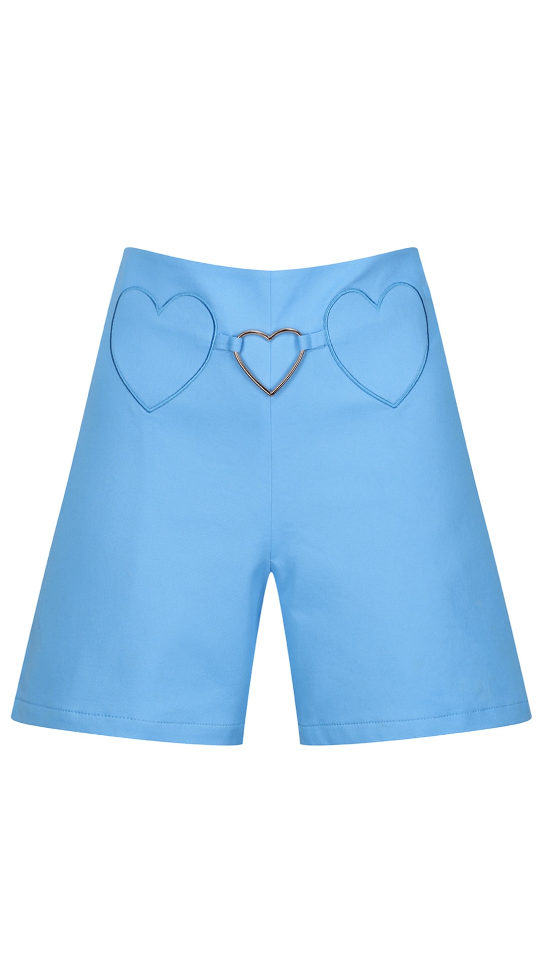 Blue Blu Amor Shorts Medium Storm Label