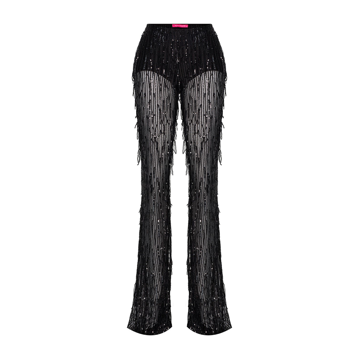 Women’s Black Mazie Sequined Pants Xxs Fickle Hearts