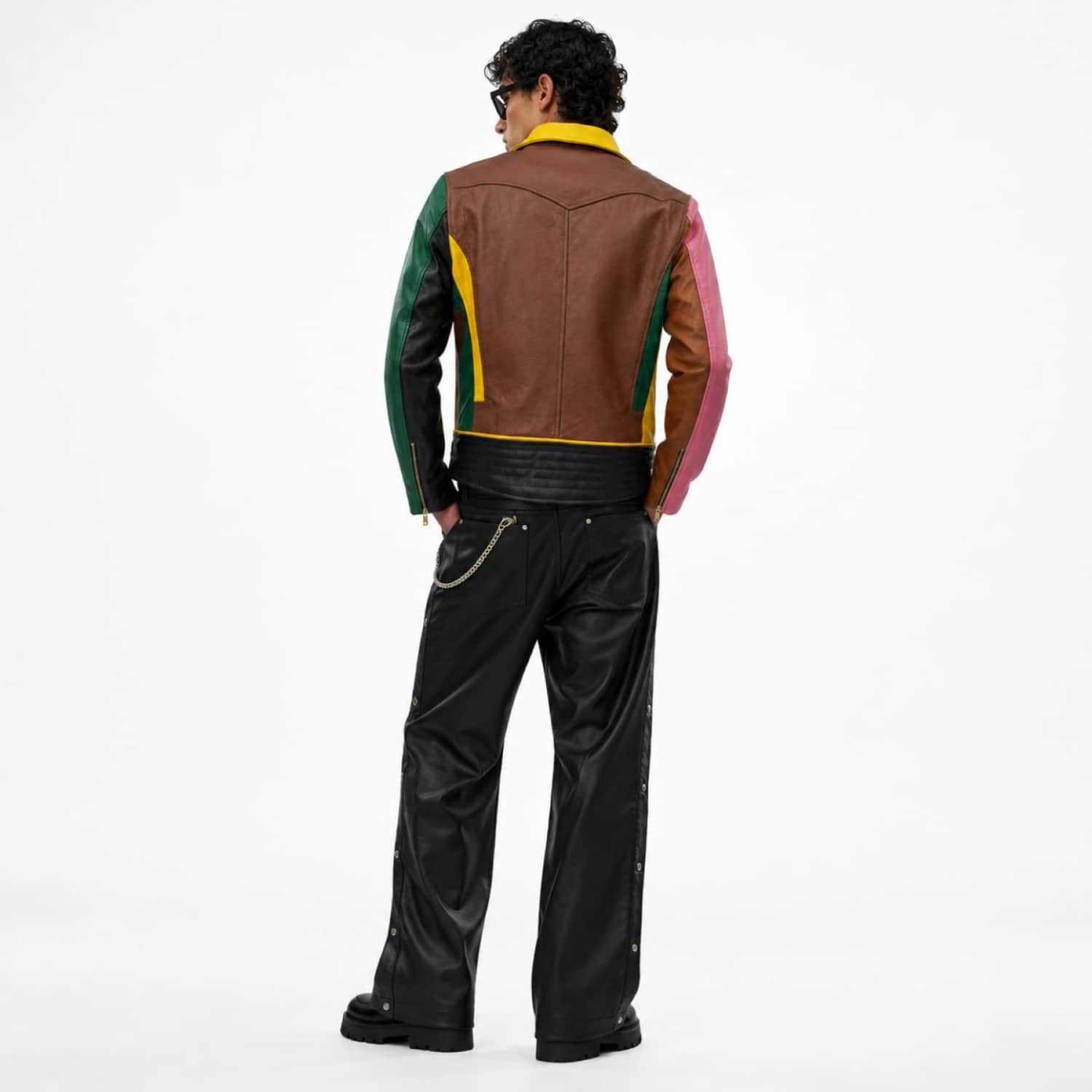 Artifact Theory Men Biker Jacket | ZastaStudio | Wolf & Badger