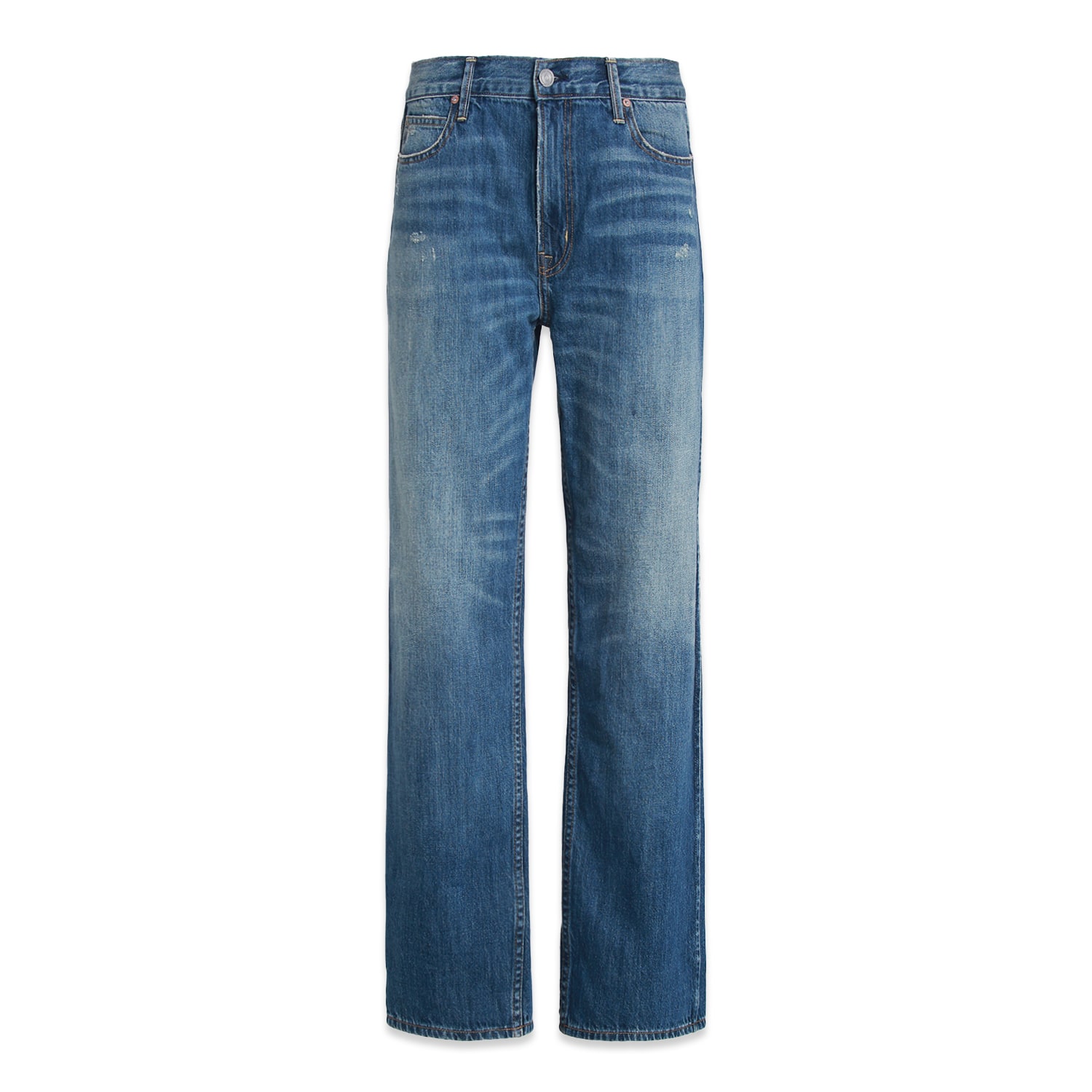 Noend Denim Blue Miley Straight Jeans In Charleston In Blue