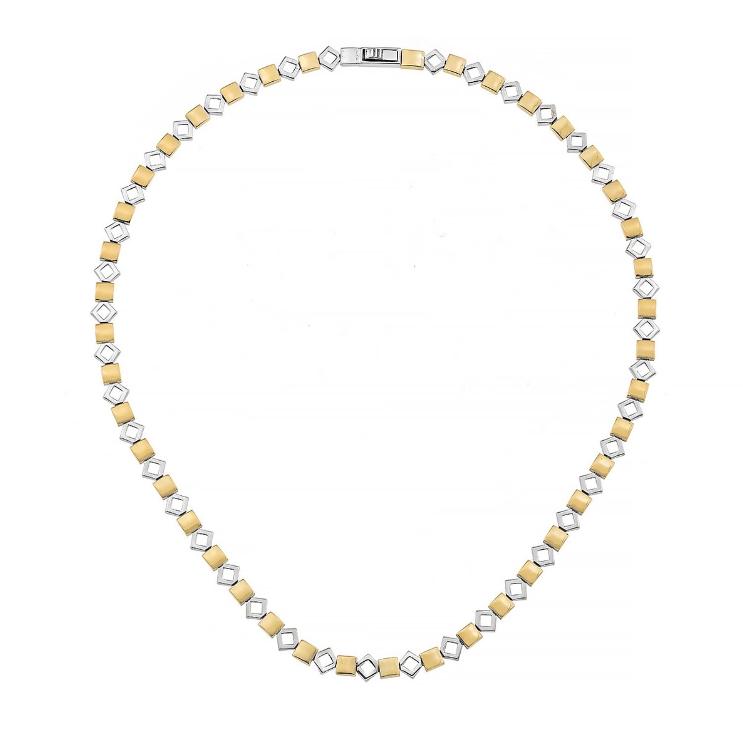 X Studio Women's Gold / Silver Silhouette Necklace - Gold & Silver In Gold