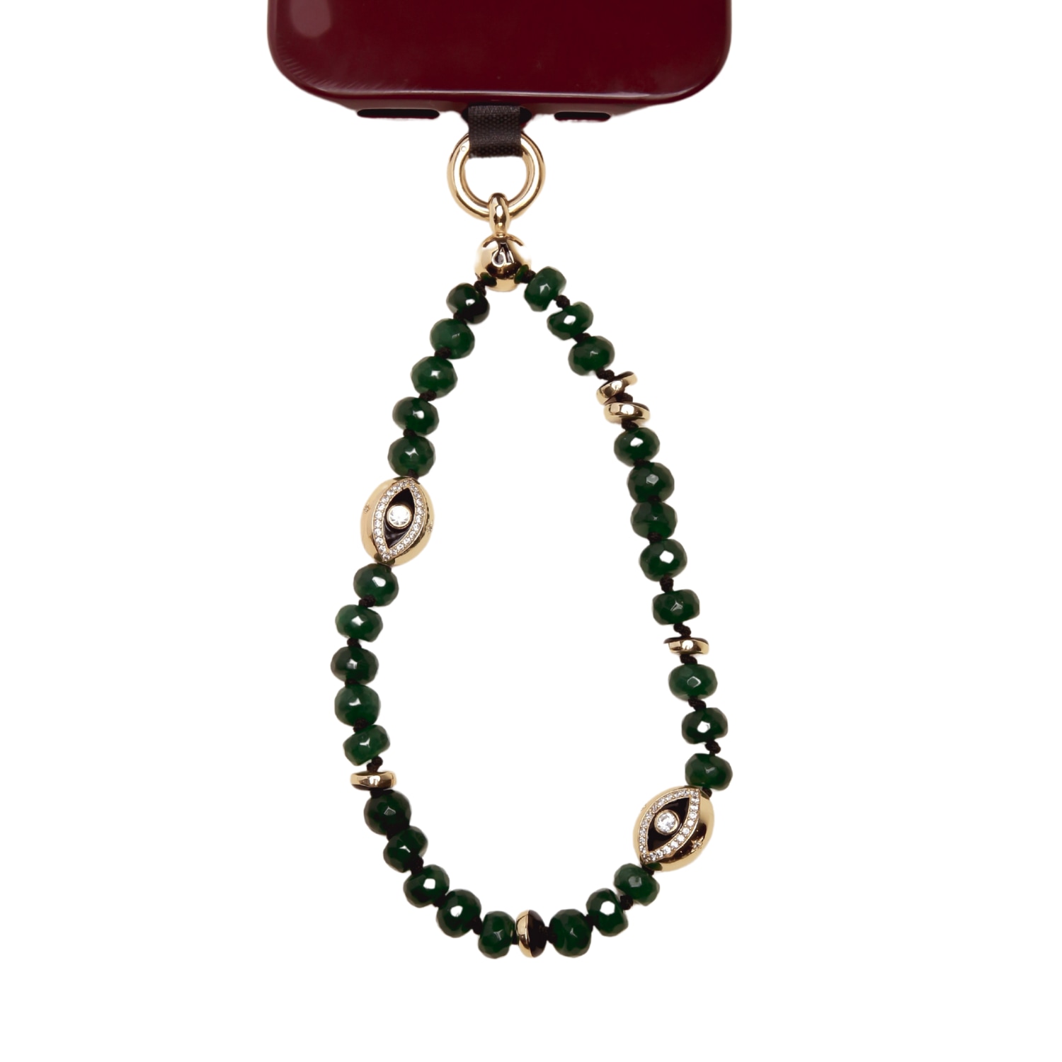 Myaleph Gold / Green / Black Leah Wristlet – Emerald