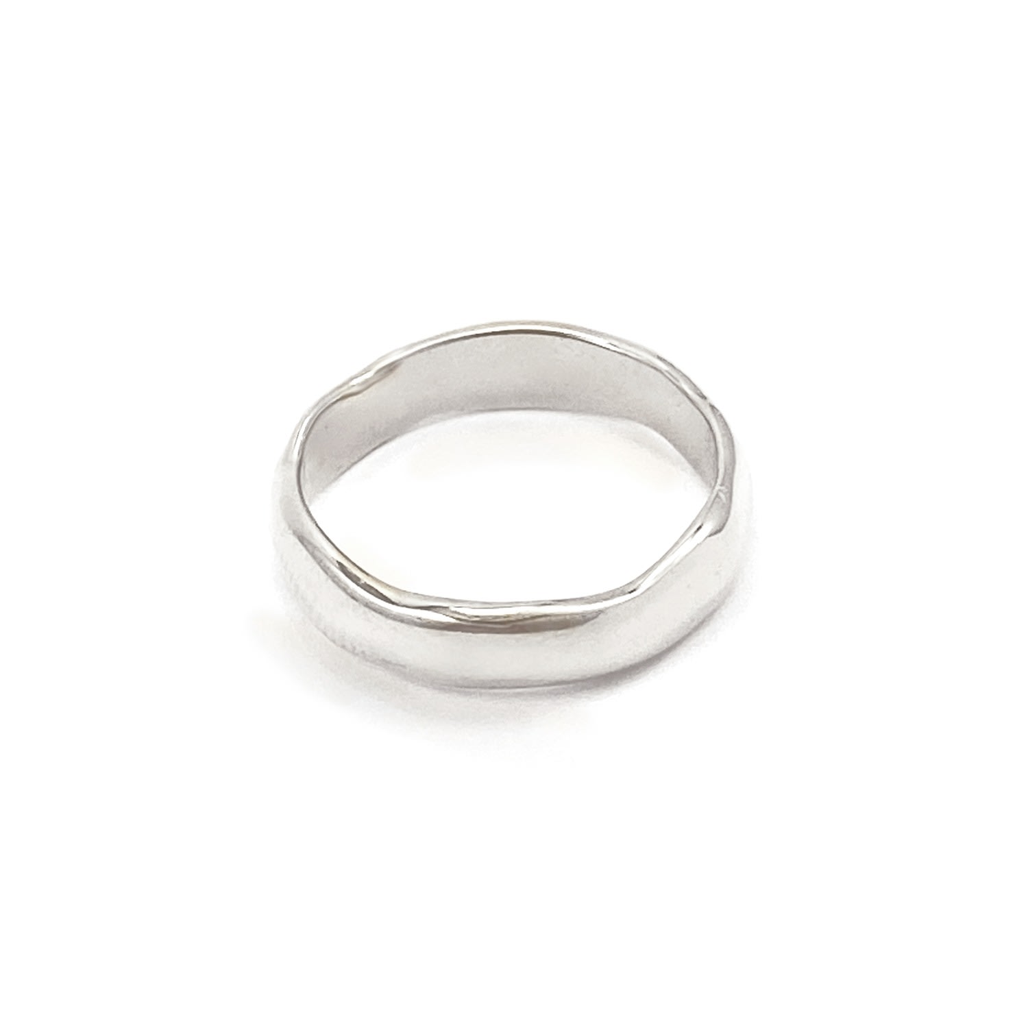 Women’s Wavi Ring Thin - Silver Biko