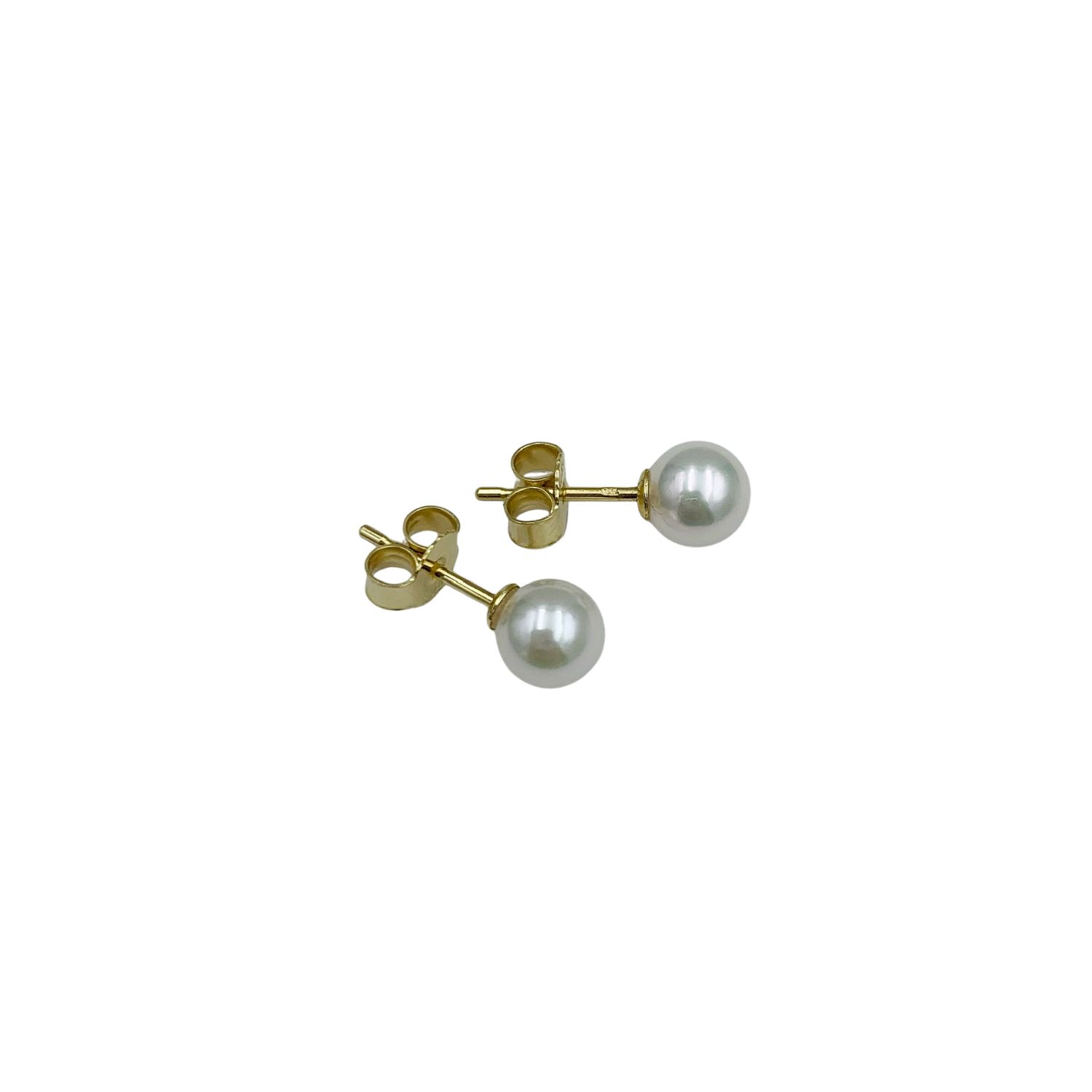 Arntz Women's White Akoya Pearl Earrings M In White