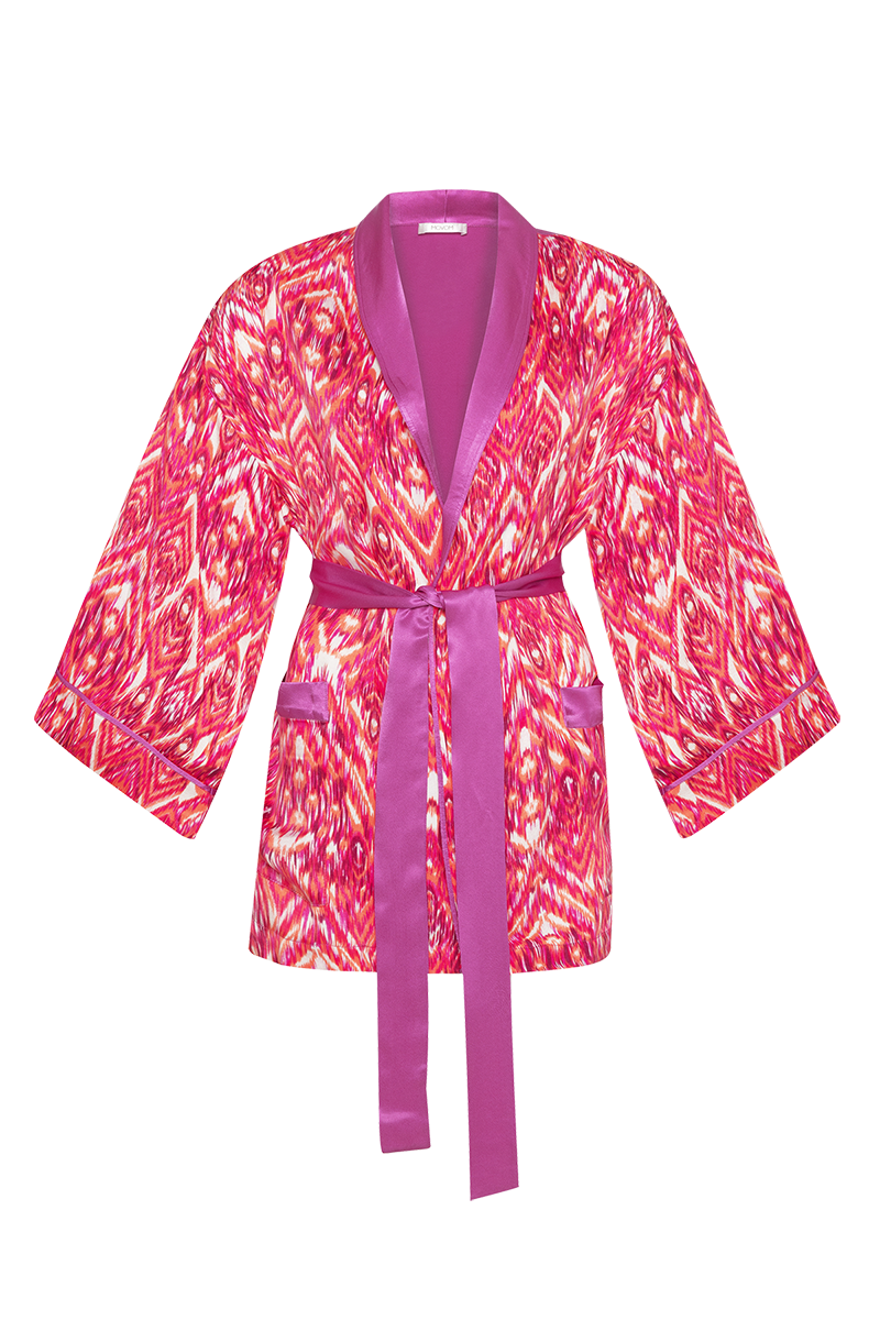 Movom Women's Pink / Purple Santo Robe In Pink/purple