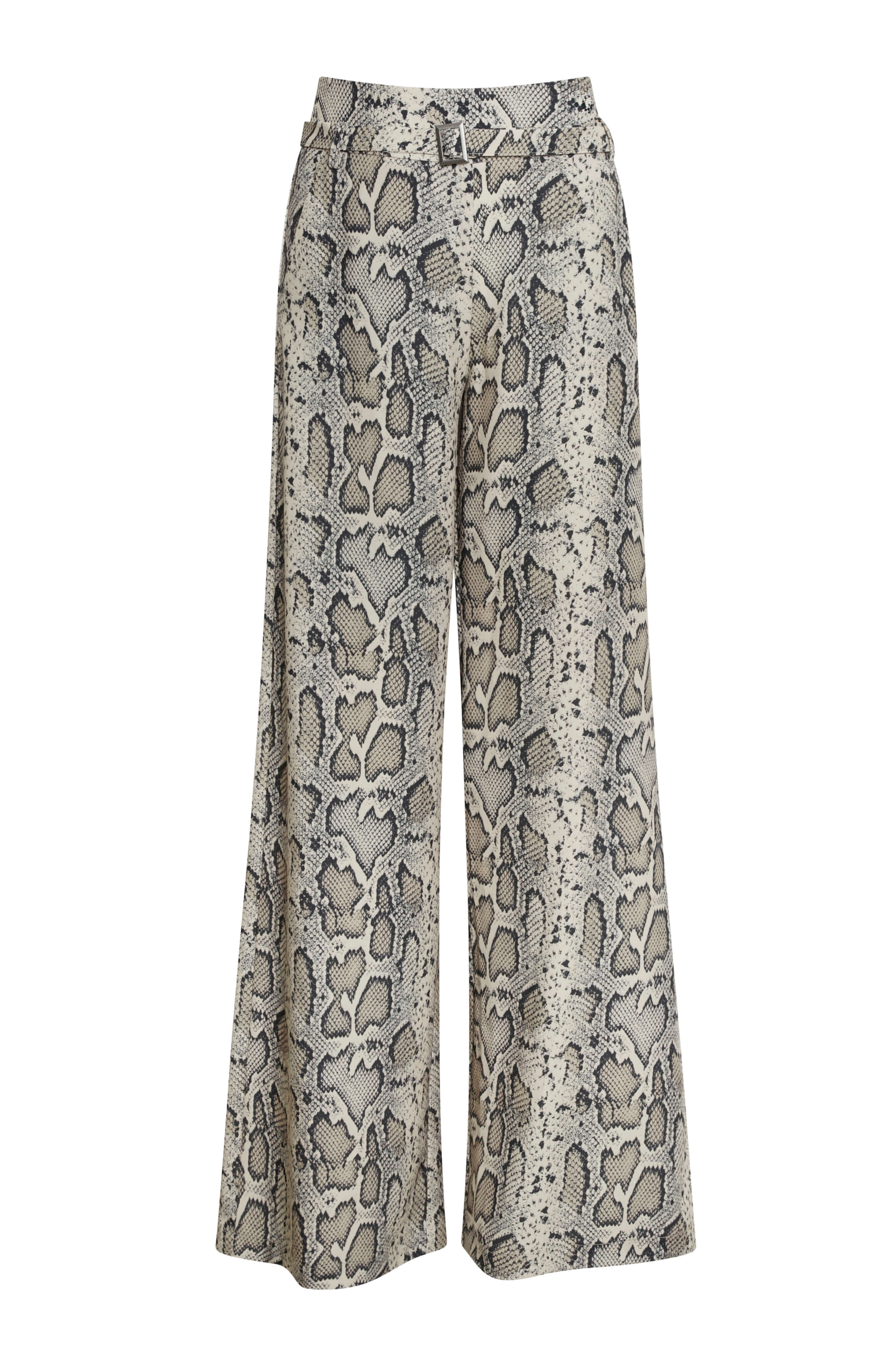 Women’s Brown Python Print Trousers Beige Small James Lakeland