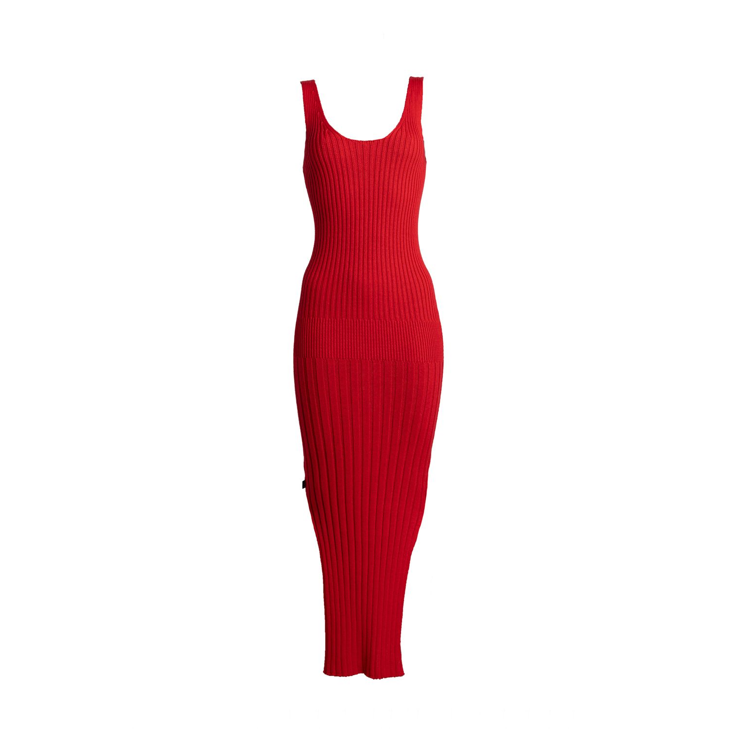 Women’s Catwoman Dress Trutleneck Fire Red One Size Süel Knitwear