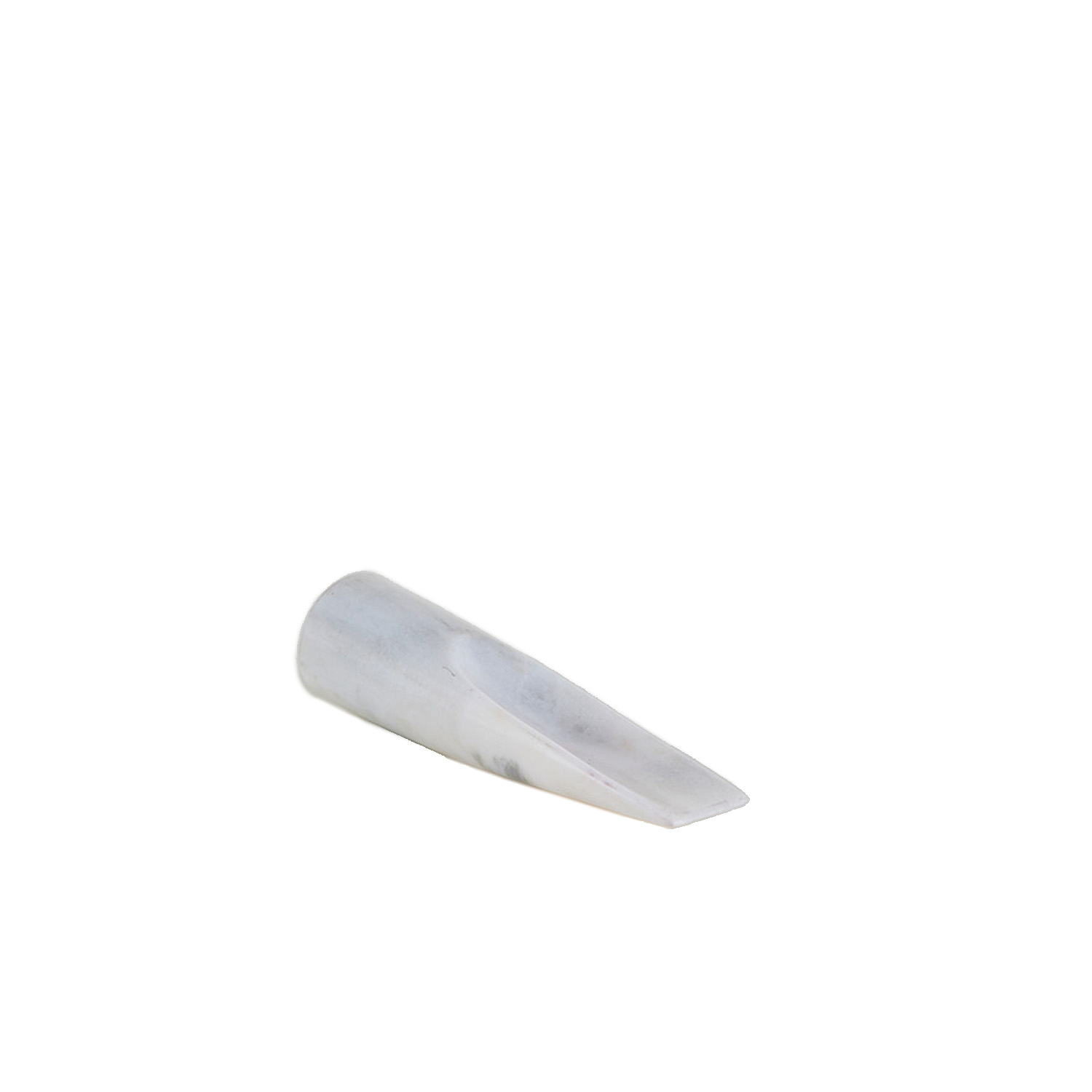 And Jacob Tea Caddy Spoon Marble White In White