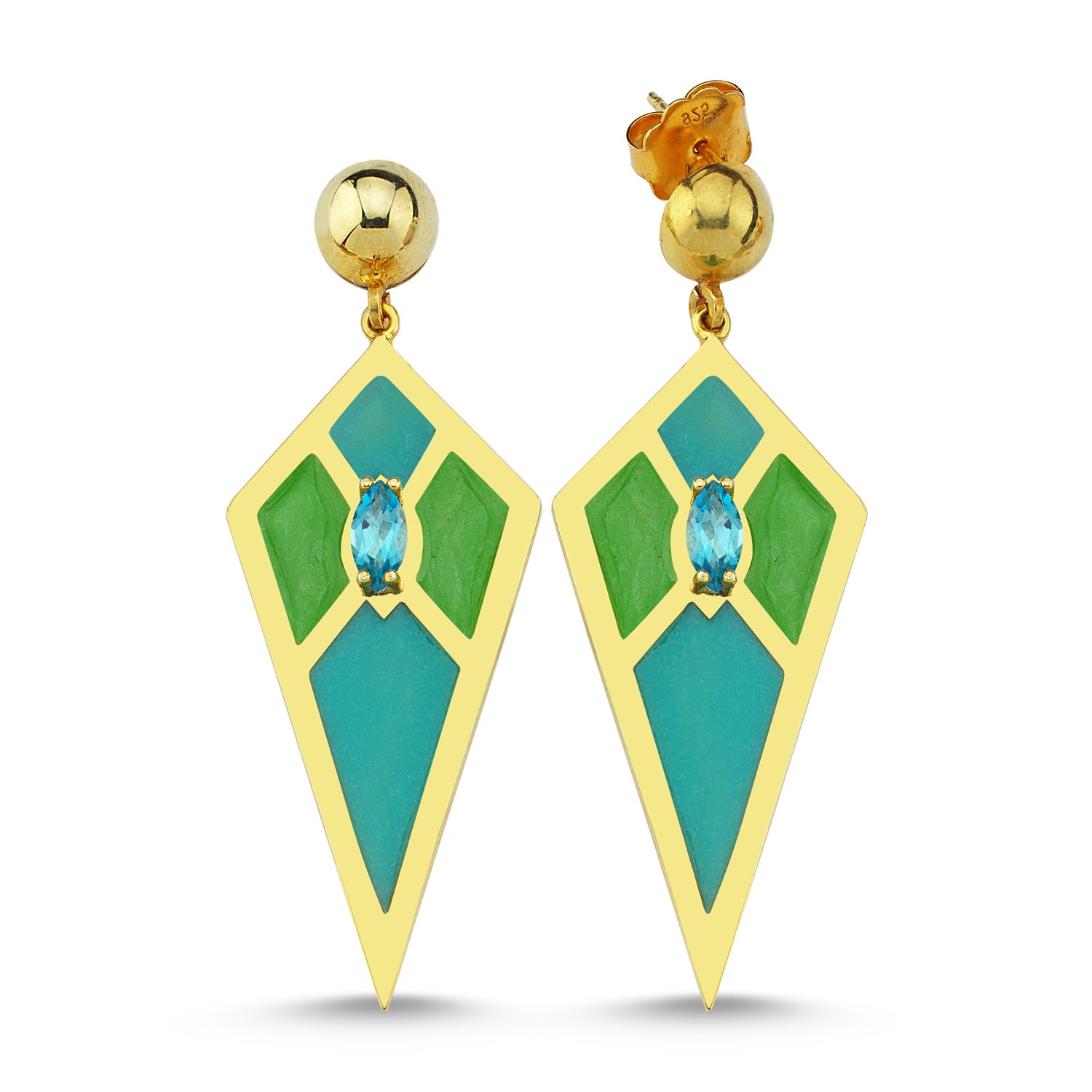 Reian Jewellery Women's Audrey B Mint & Turquoise