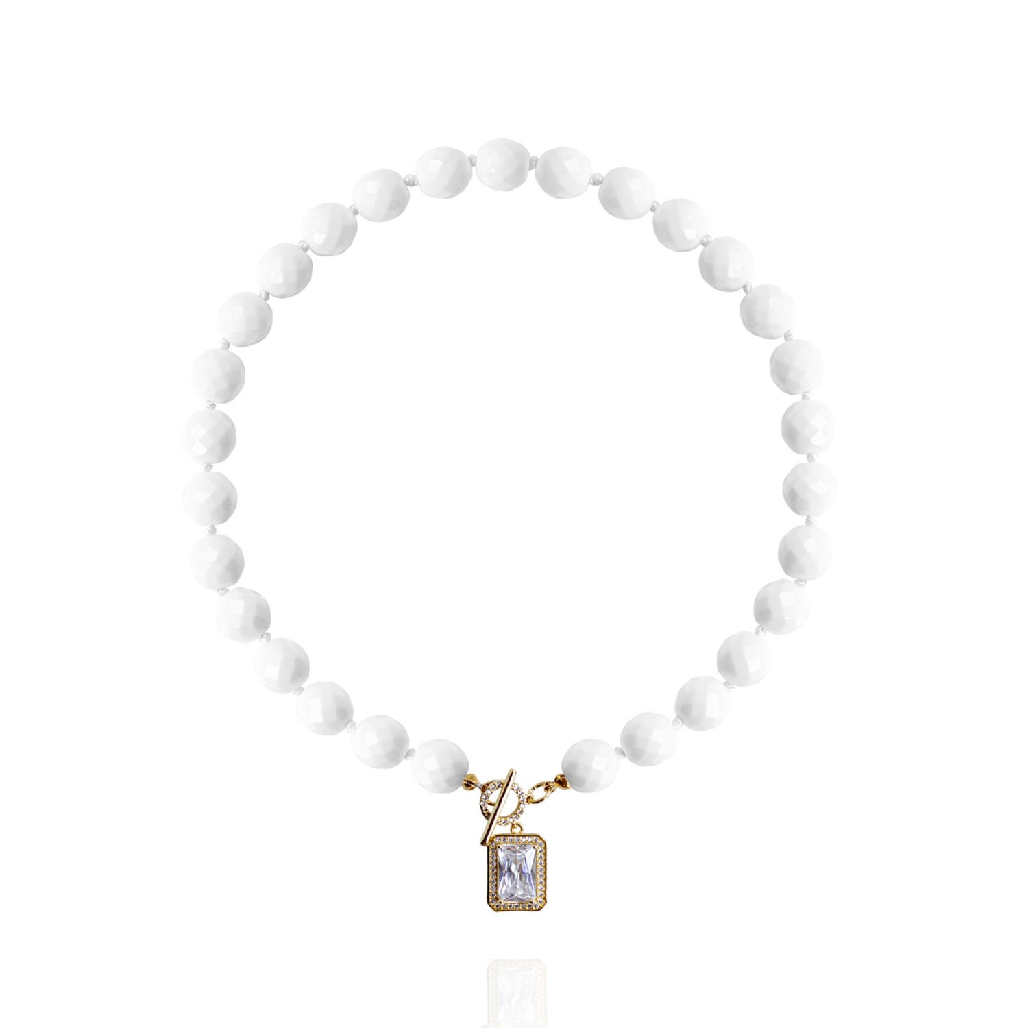 Saule Label Women's Leni Necklace In White