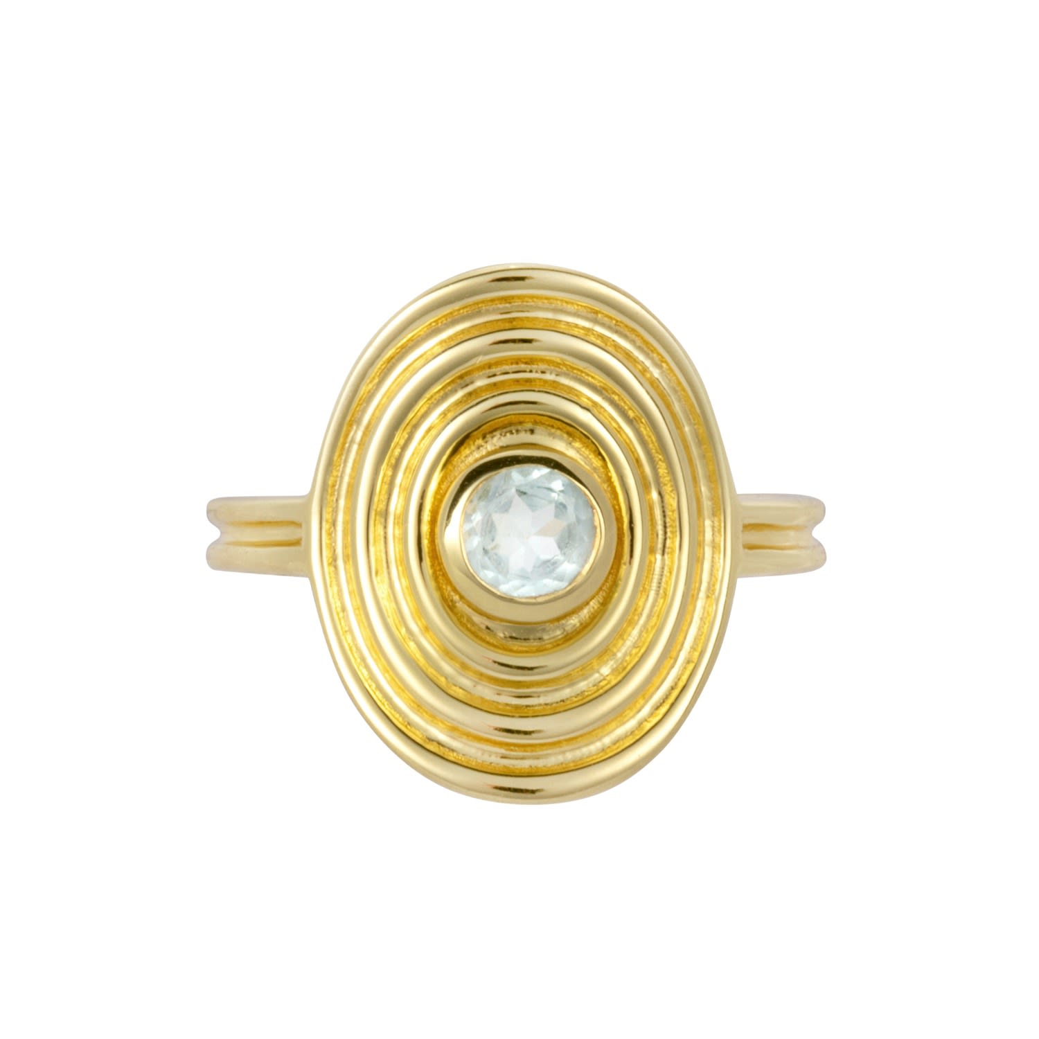 Coco & Kinney Women's Melissa Tattam Blue Topaz Ring In Blue