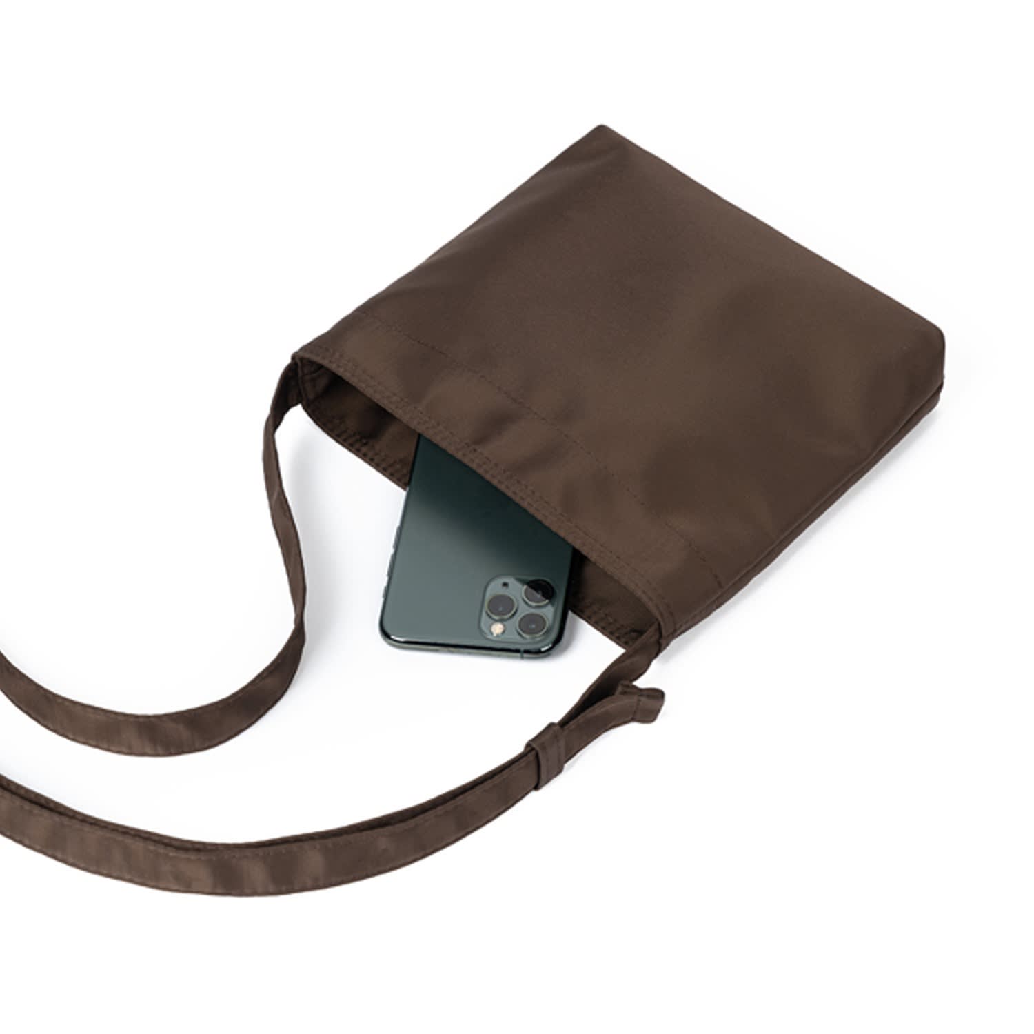 ☆HAH ARCHIVE☆ Lightweight Crossbody Bag Brown S#lwb Lightweight Crossbody Bag - Brown | HAH ARCHIVE | Wolf & Badger