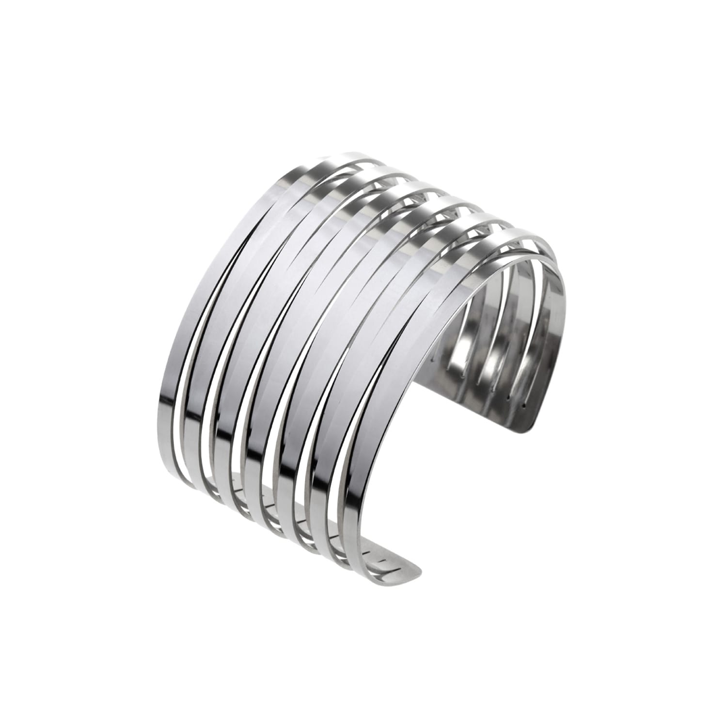 Hota Hota Jewellery Women's Silver Fusion Bracelet – High Polish In Silver
