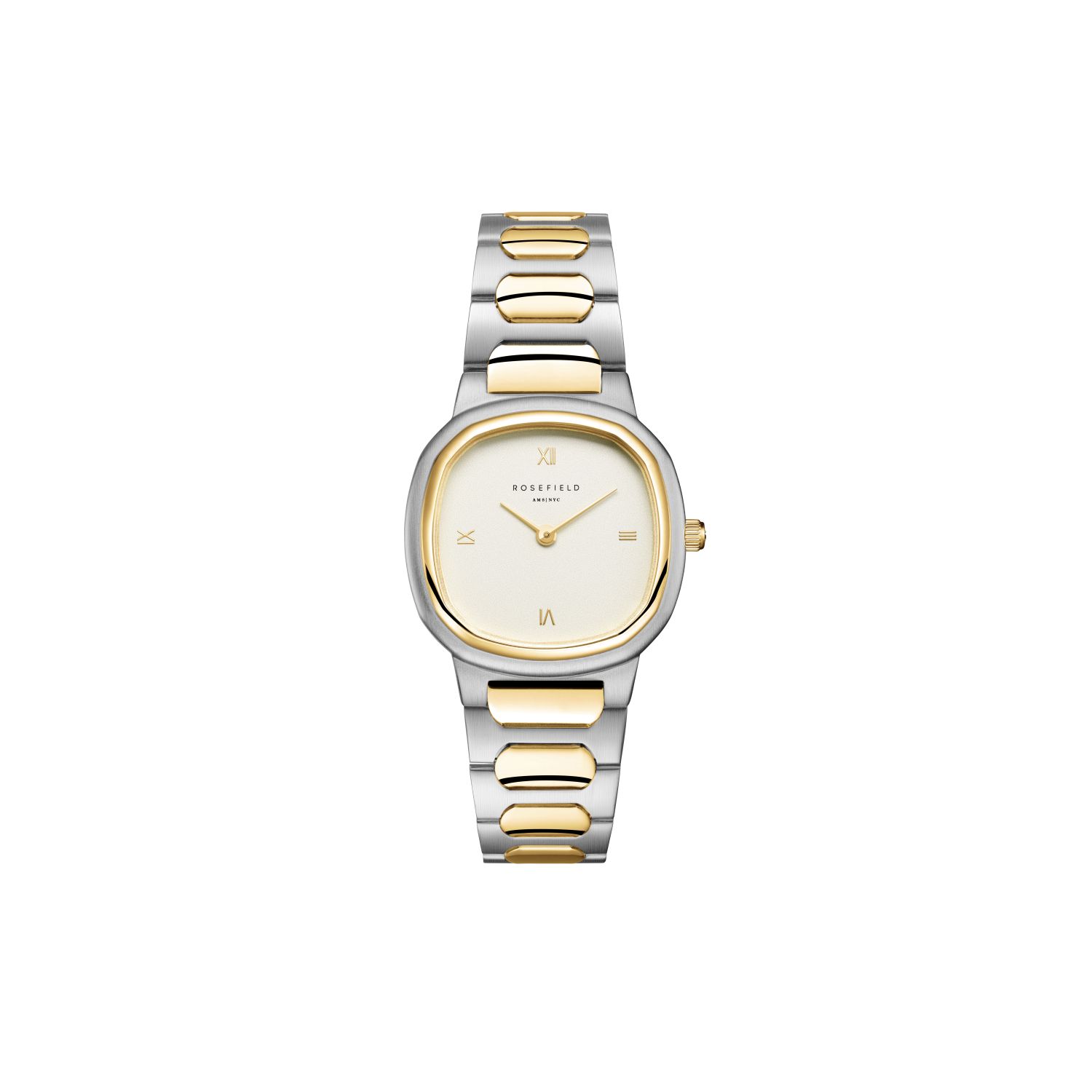 Rosefield Gold / Silver  Gaia Duotone Ladies Watch In Gold/silver