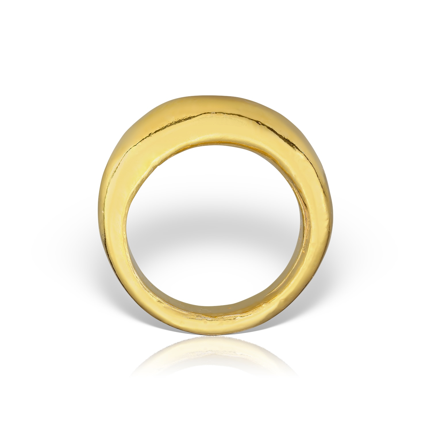 Women’s Murmur Gold Plated Stacking Ring Madeleine