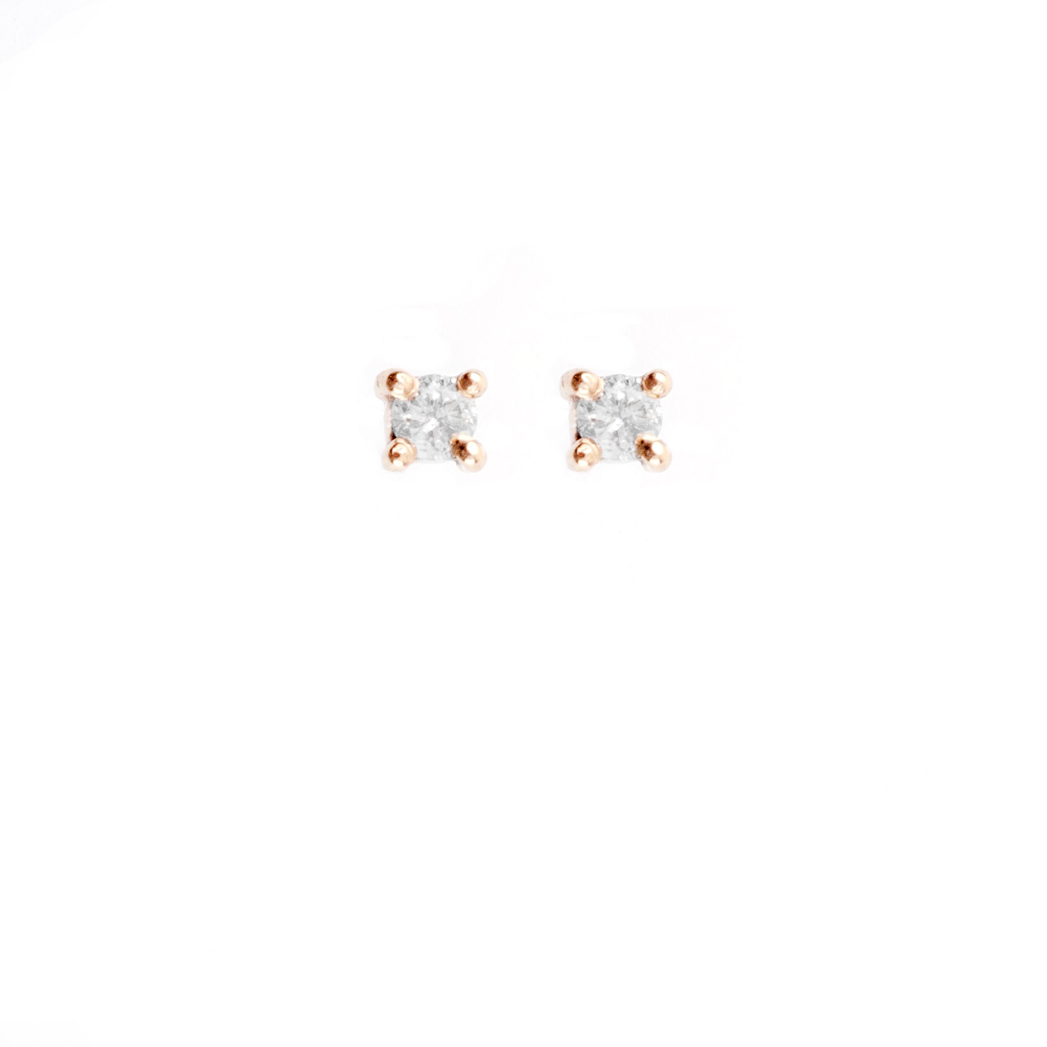 Women’s Diamond Studs - 9K Gold | Karrah Jewellery