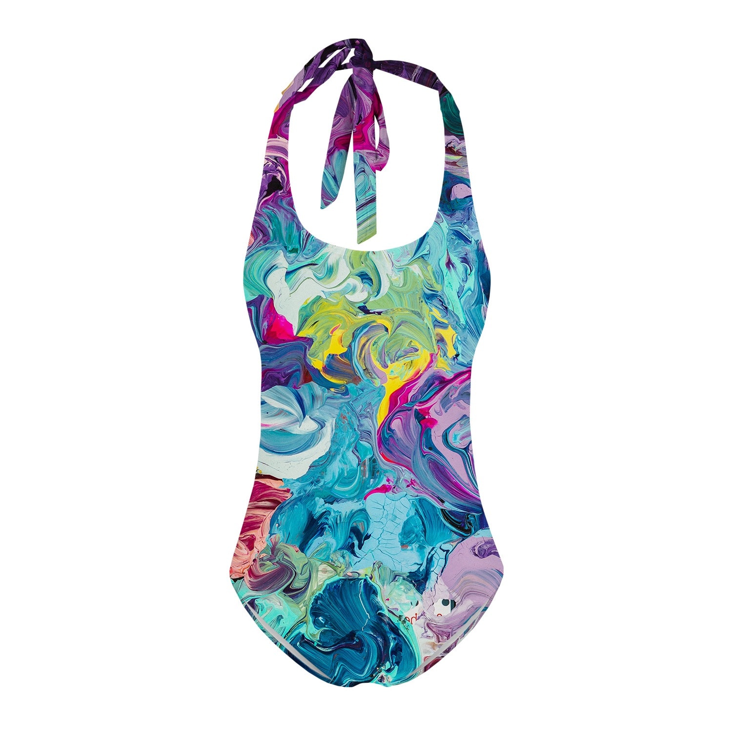 Women’s Paintjob Open Back Swimsuit Extra Small Aloha from Deer