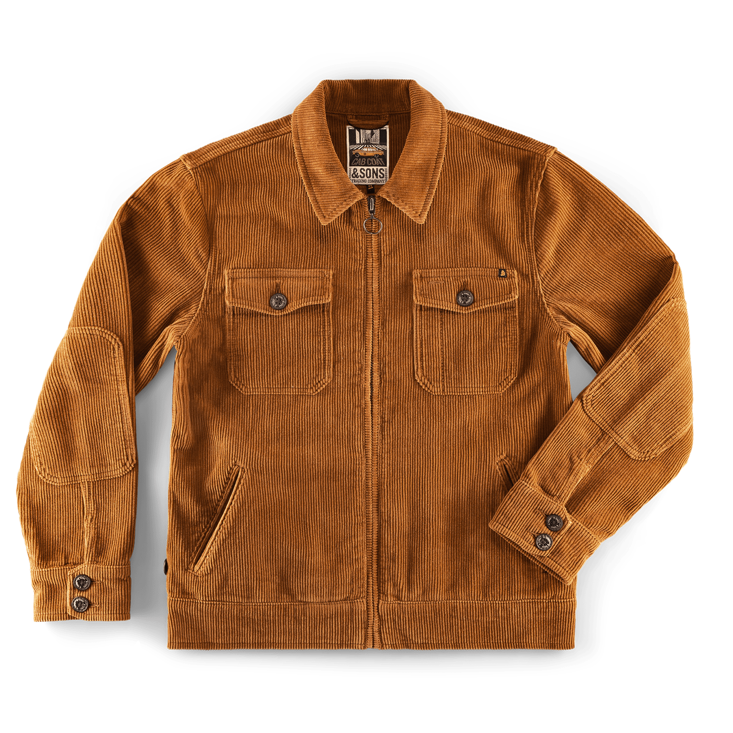 &sons Trading Co Men's Neutrals Cord Cab Coat Tan In Brown