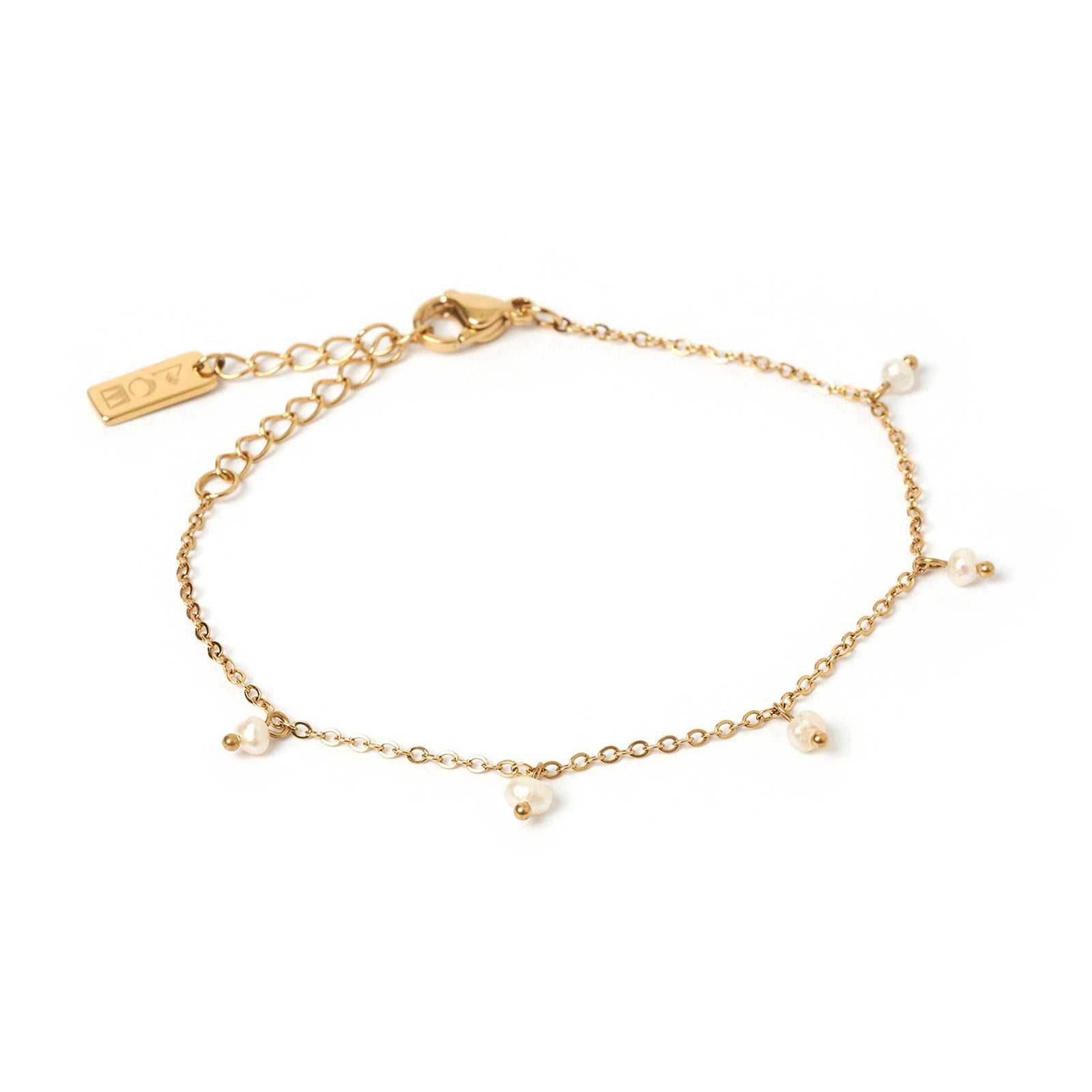 Arms Of Eve Women's Gold Sofia Pearl Bracelet In Gold