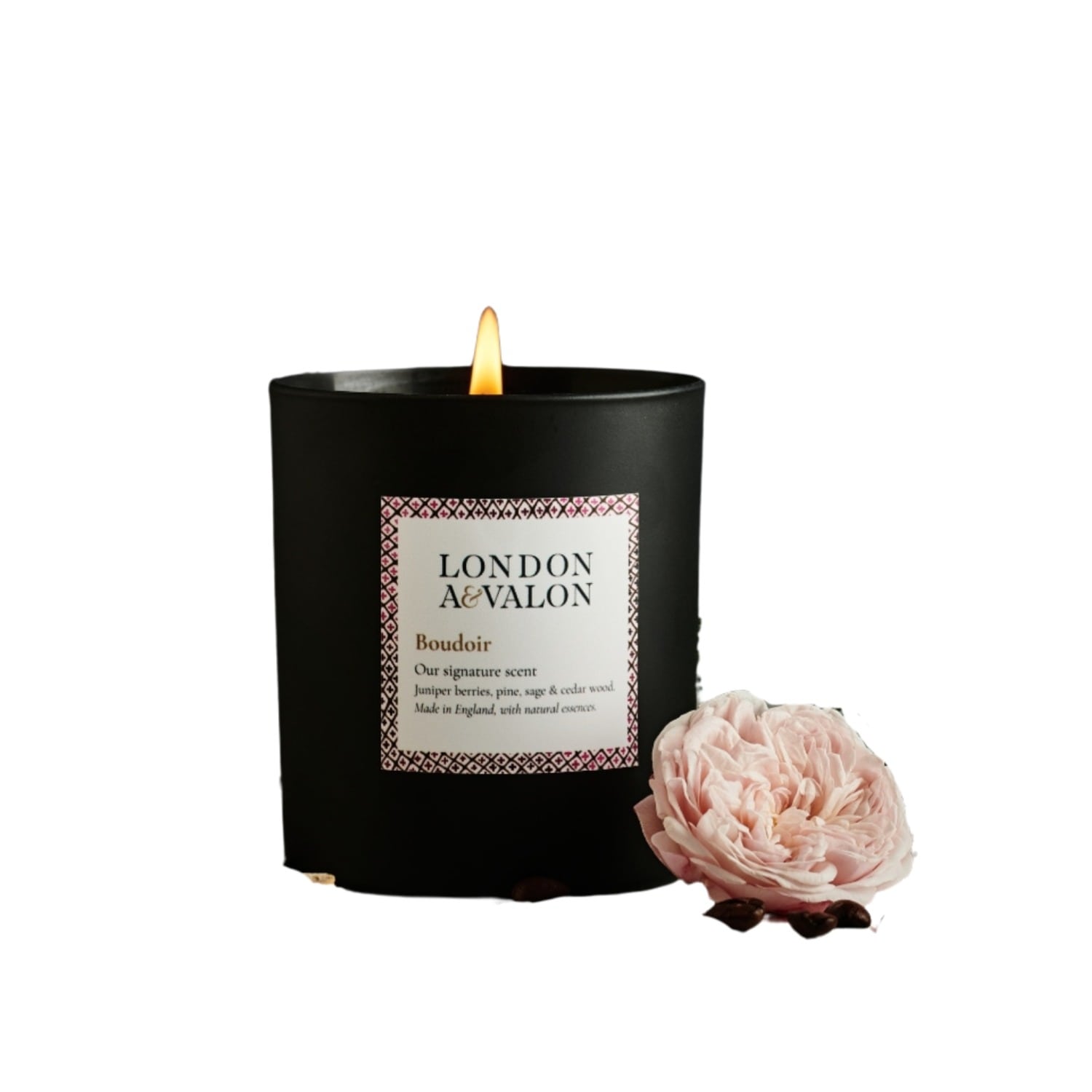 London & Avalon Black Boudoir Candle