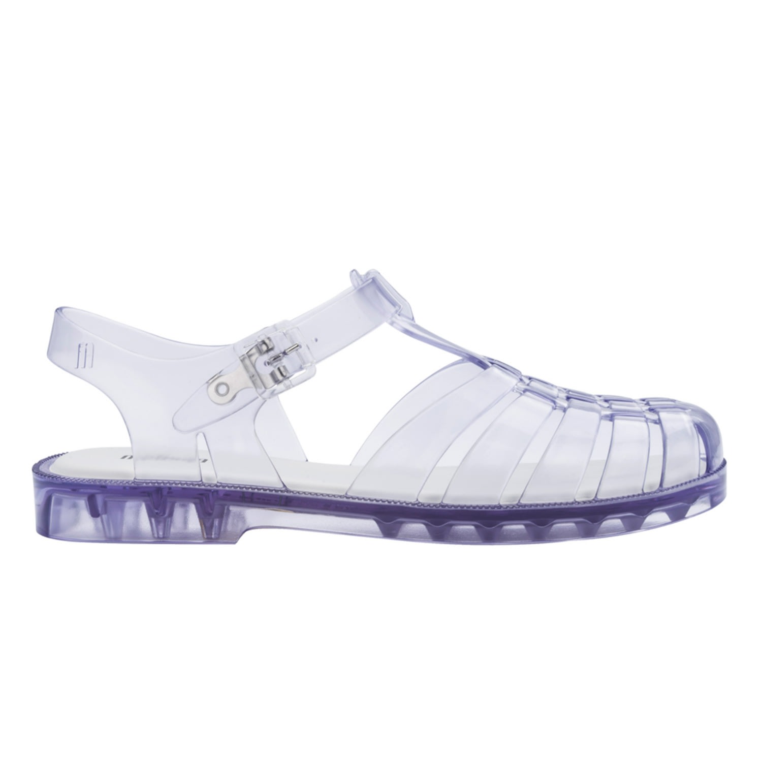 Melissa Possession Fisherman-inspired Jelly Sandal Women In Silver