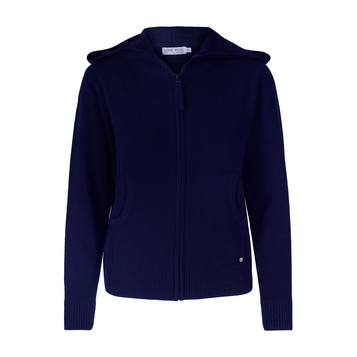 Tirillm Women's Adalina Soft Hooded Jacket Navy Blue In Blue