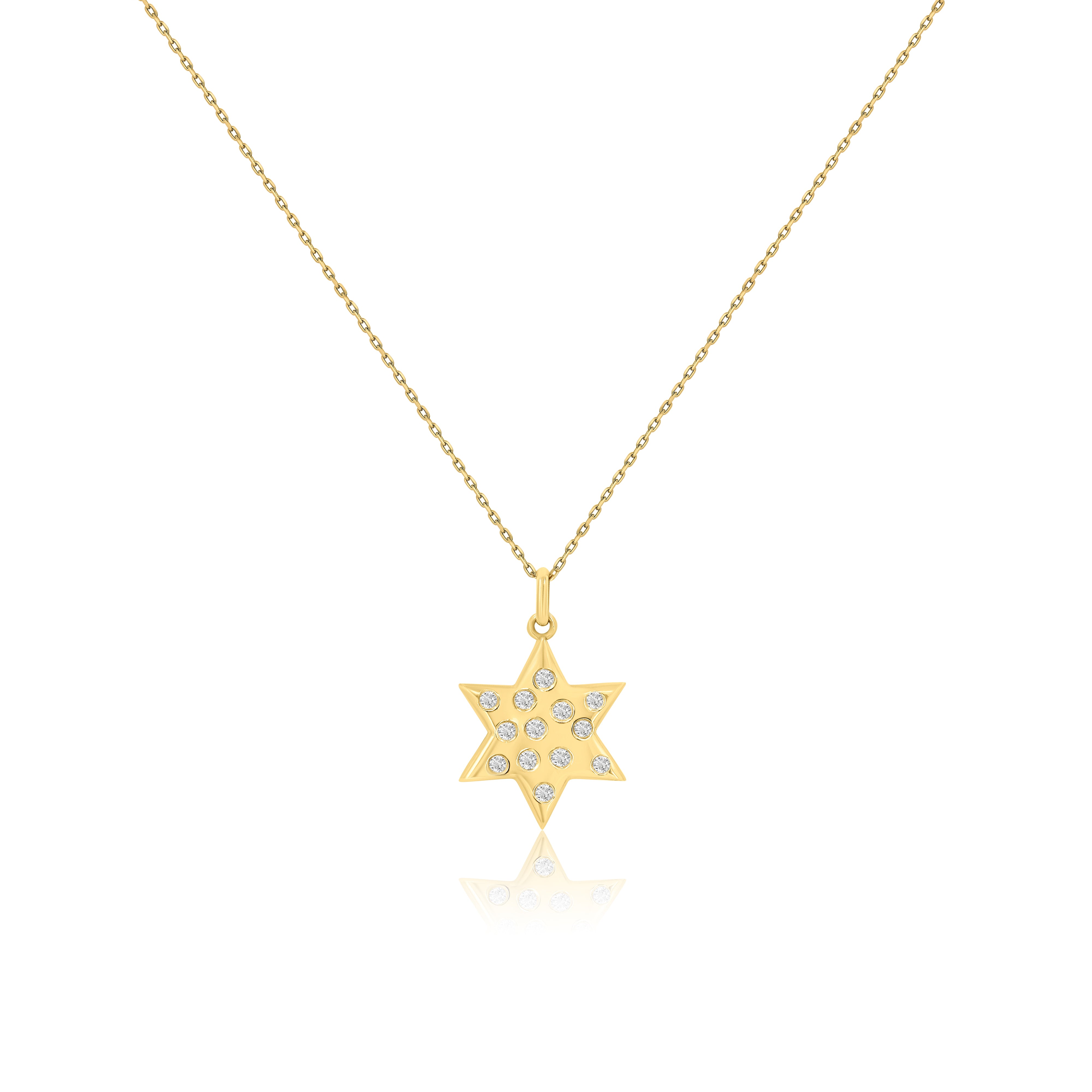 Preekas Jewelry Women's Gold Star Dust
