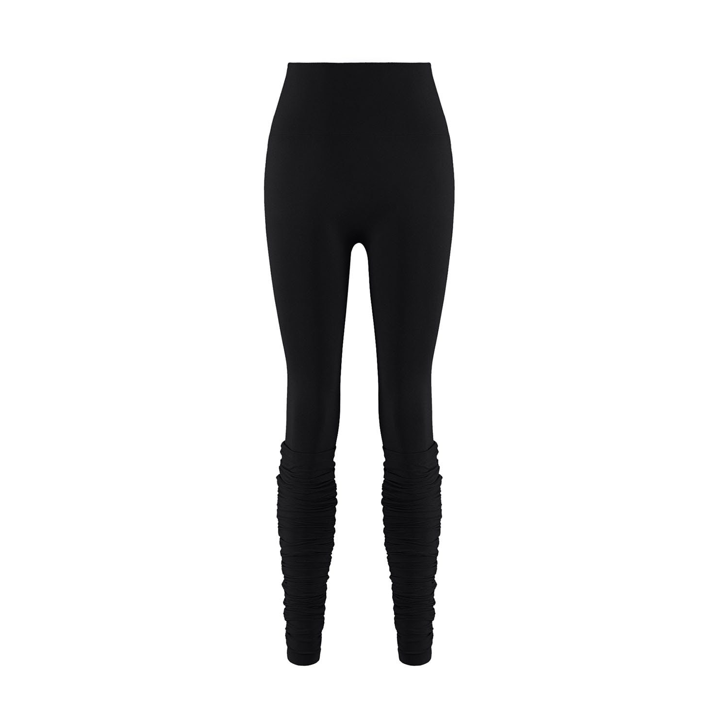 Yes Flâneuse Women's Angela Yoga Leggings With Gaiter Black Beauty In Black