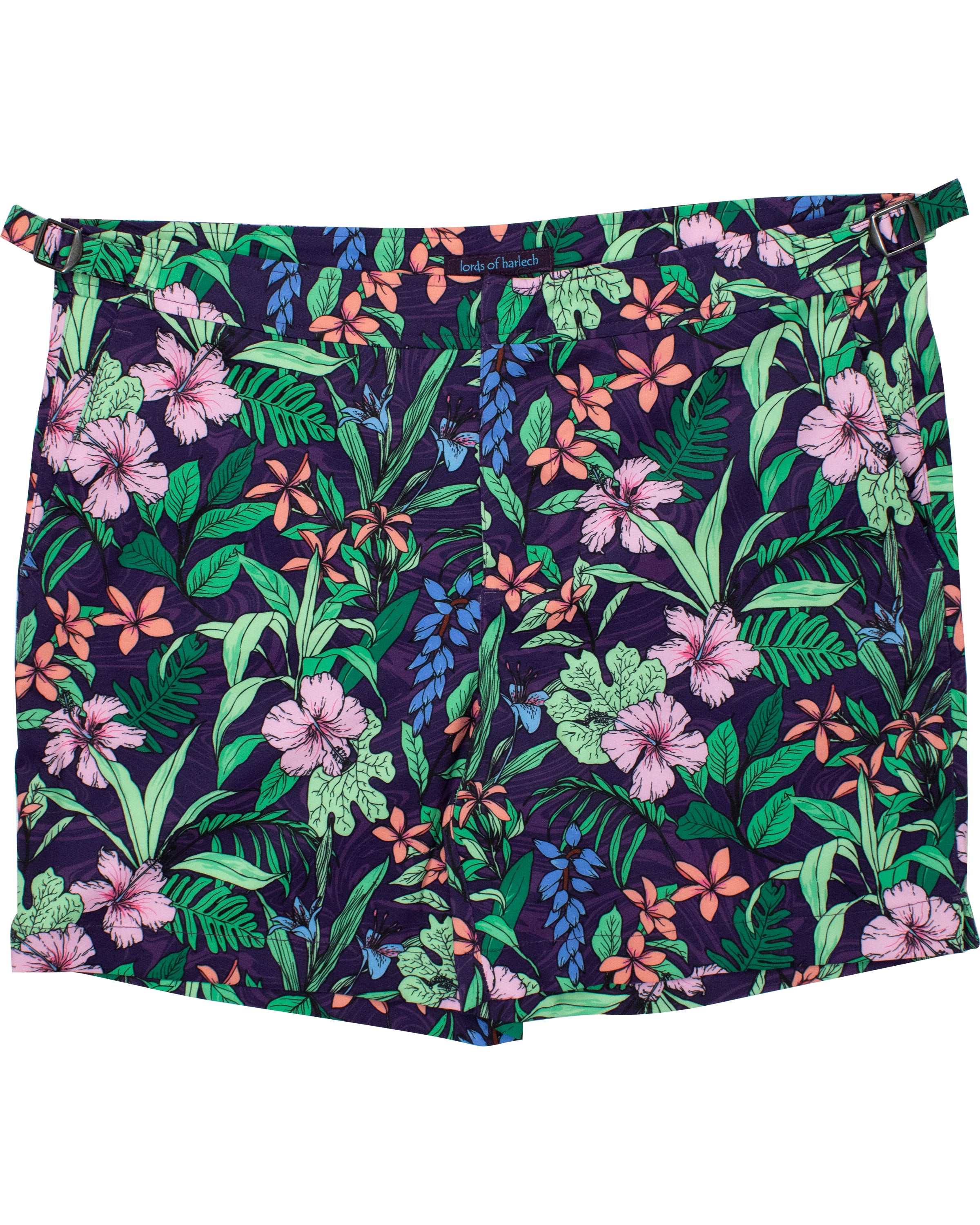 Men’s Pool Swirl Floral Purple 38" Lords of Harlech