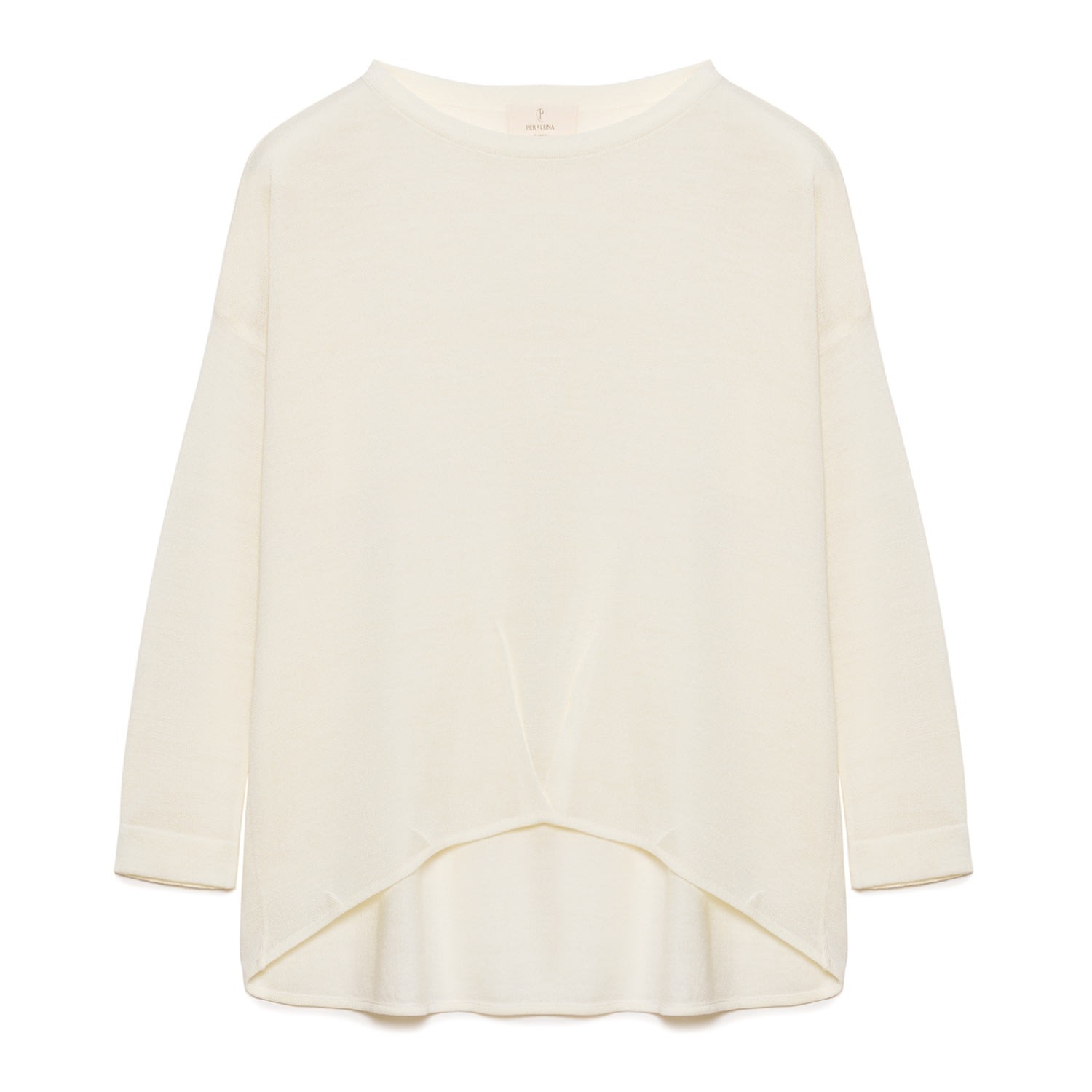 Peraluna Women's Neutrals Meadow Knit Blouse In Ecru In Beige