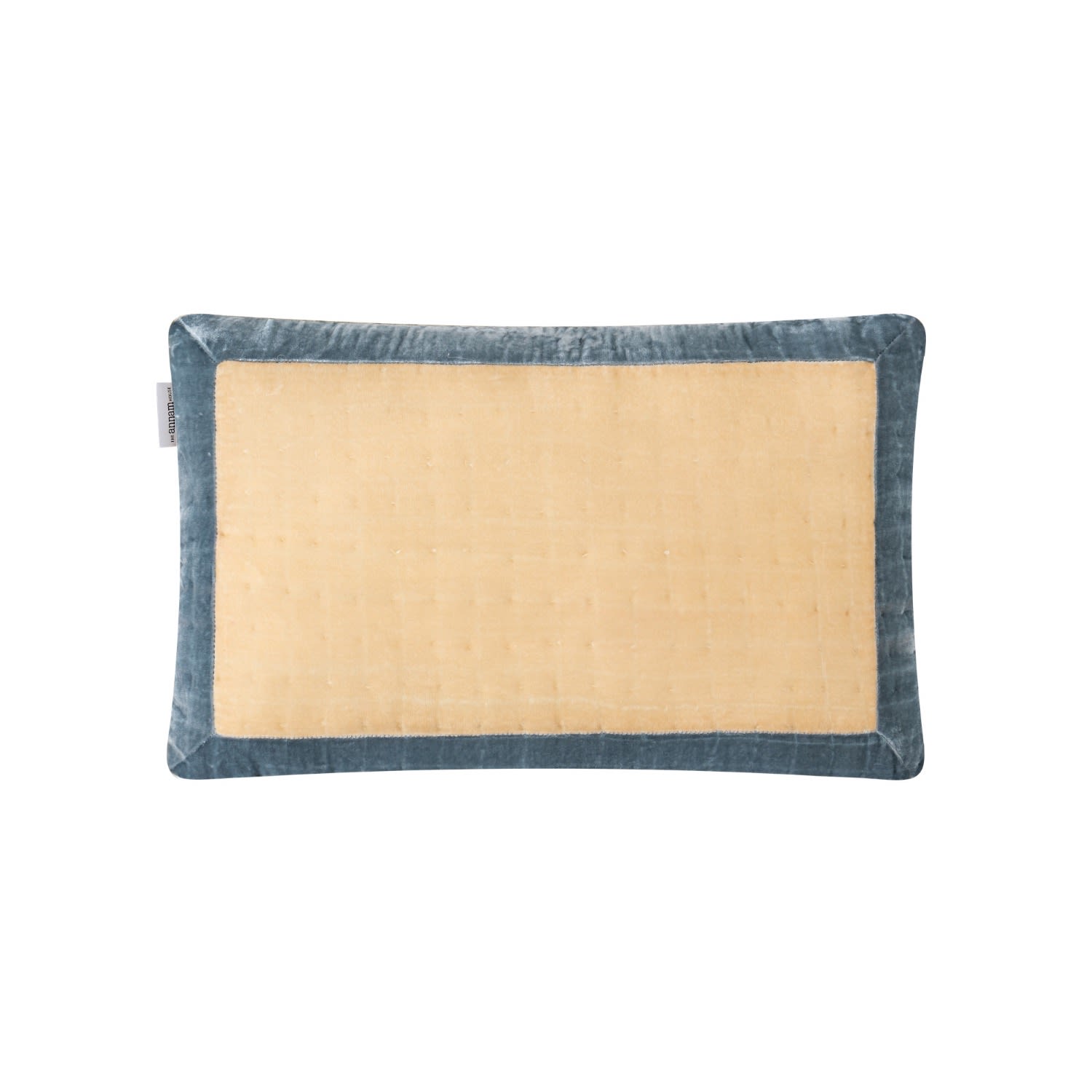 Grey / Blue Annam Oblong Cushion - Sand X Duck Egg The Annam House